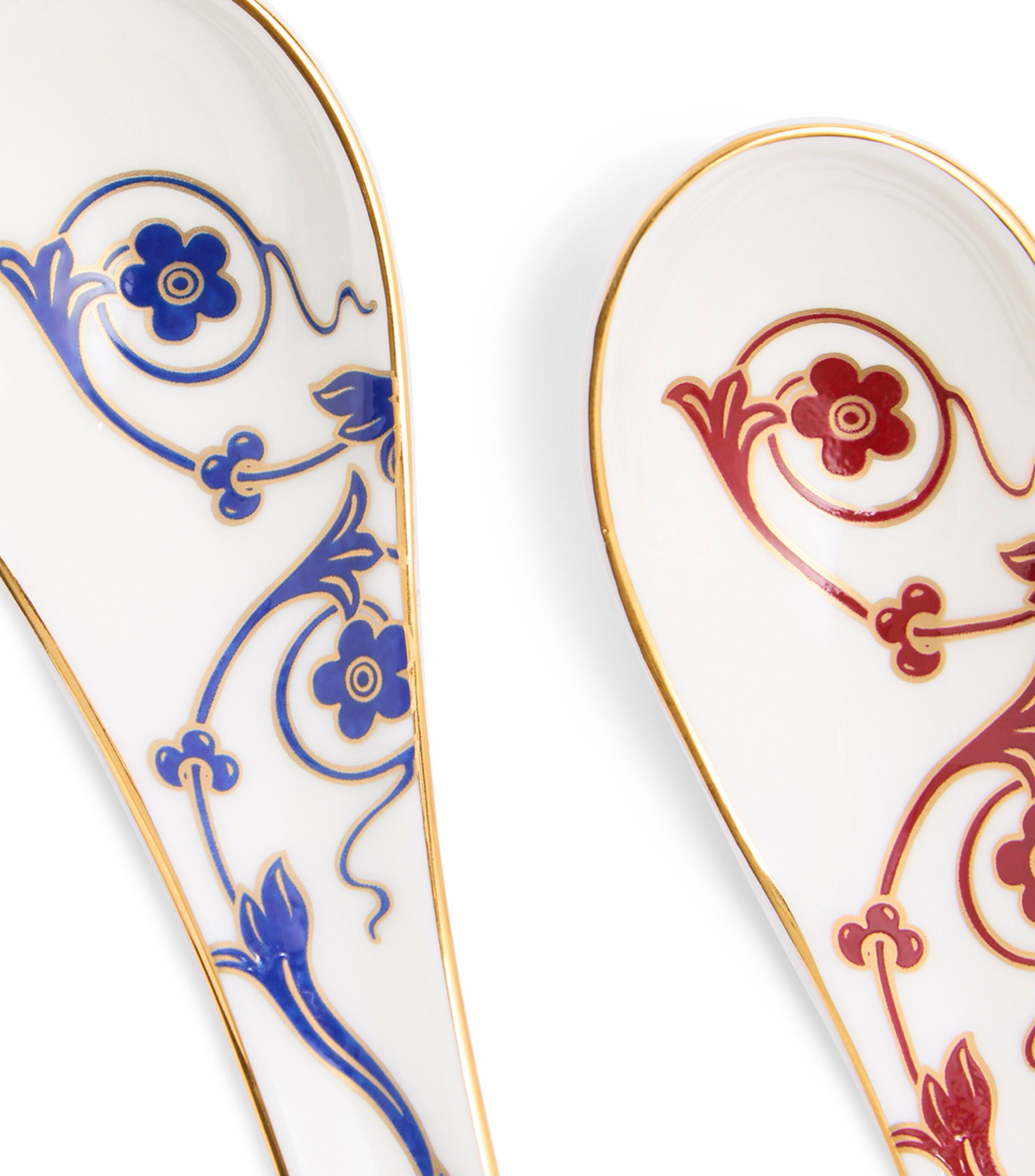 Set of 2 Renaissance Soup Bowls and Spoons MULTI Image 3