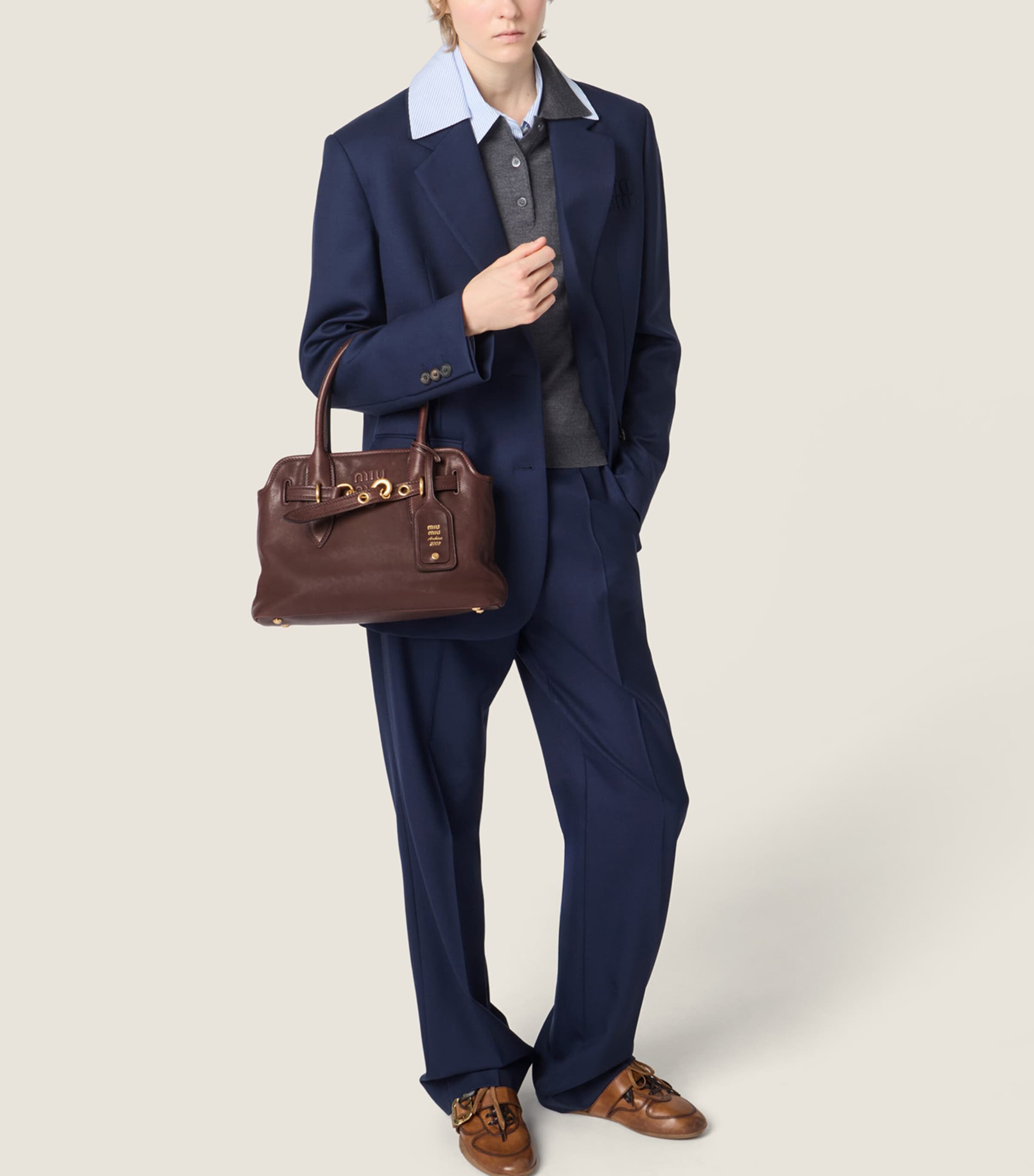 Nappa Leather Aventure Top-Handle Bag F0NBL Image 2