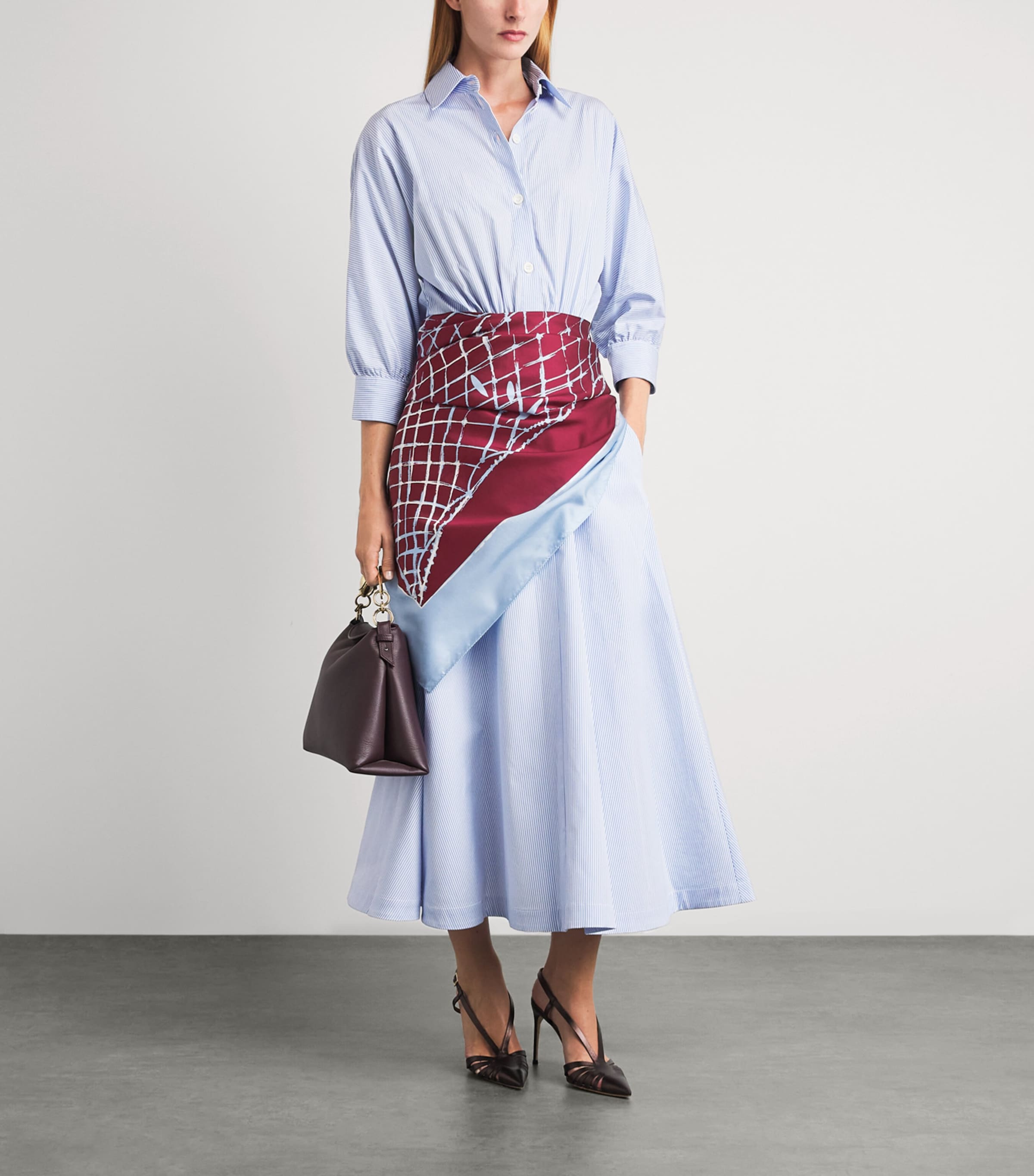 Altuzarra Silk Fishnet Print Scarf Fshnt Image 2