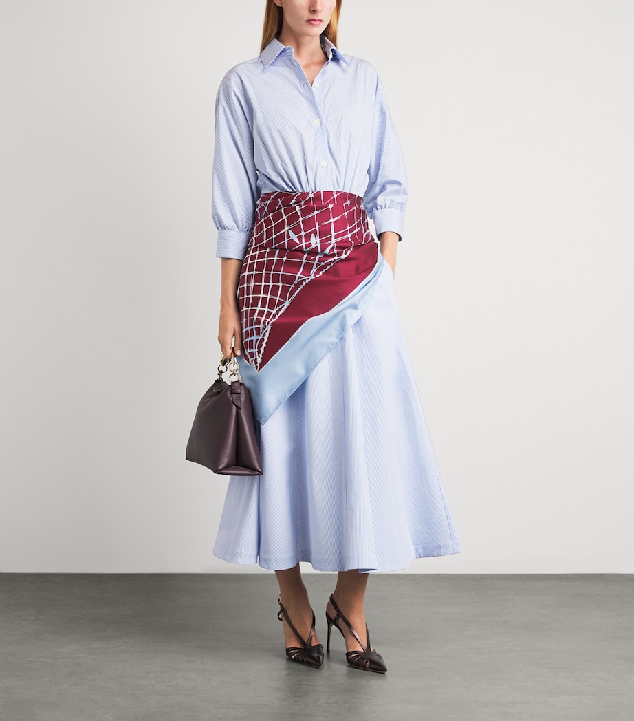Altuzarra Silk Fishnet Print Scarf Fshnt Image 2