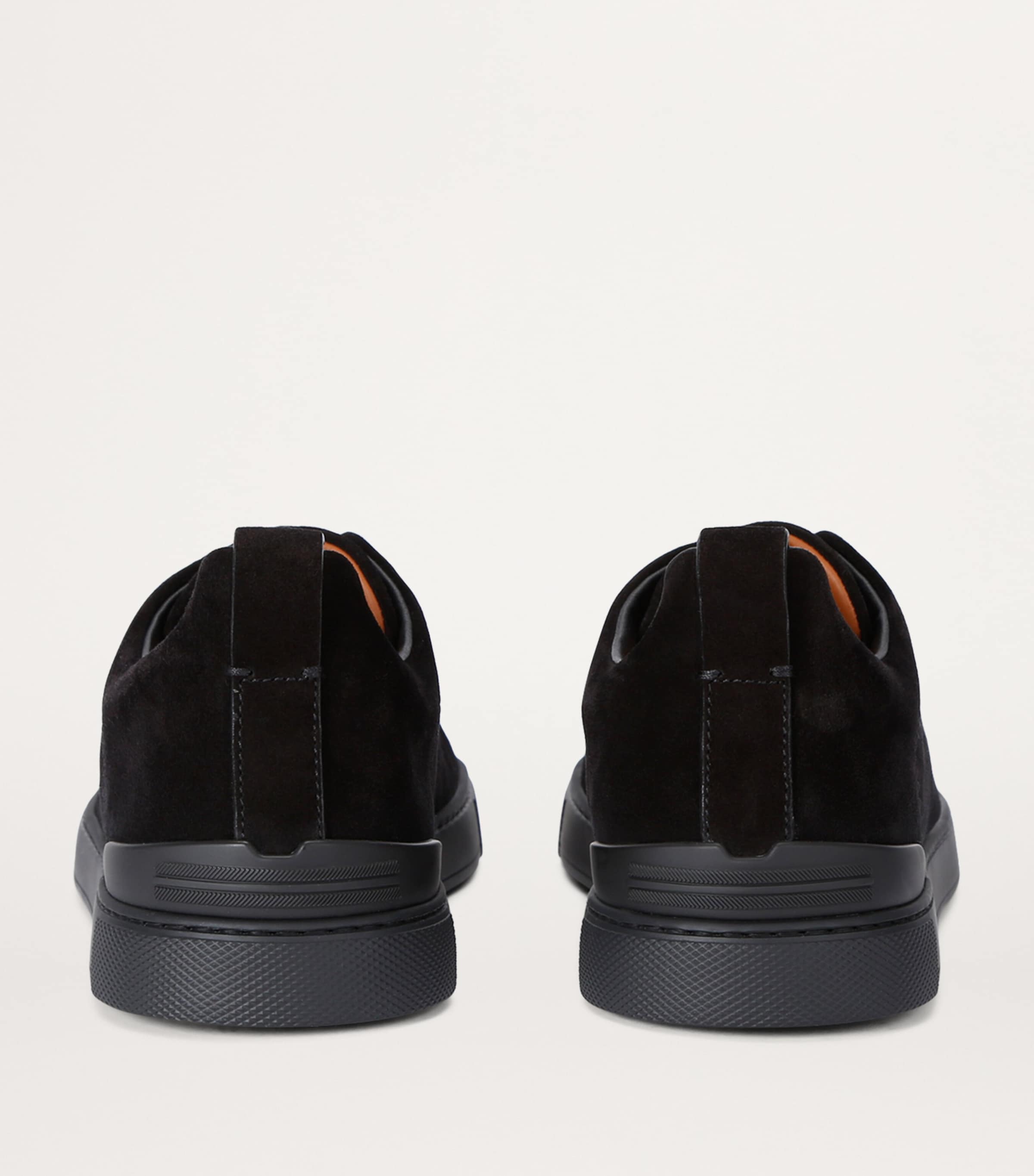 Suede Triple Stitch Sneakers BLACK Image 2