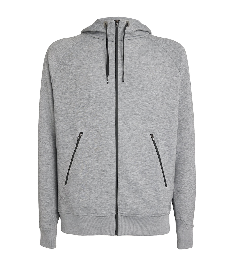 Zip-Up Hoodie GREY Image 1