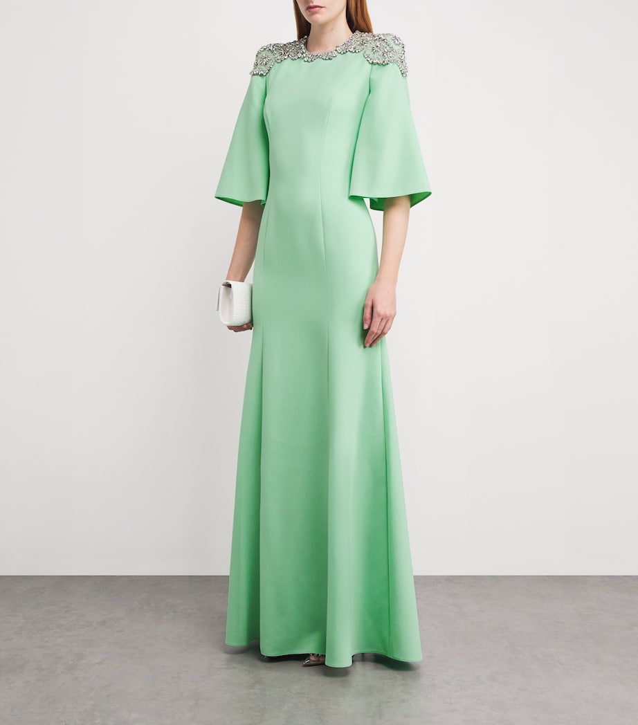 Embellished Daza Maxi Dress 1024 SPRING GREEN Image 2