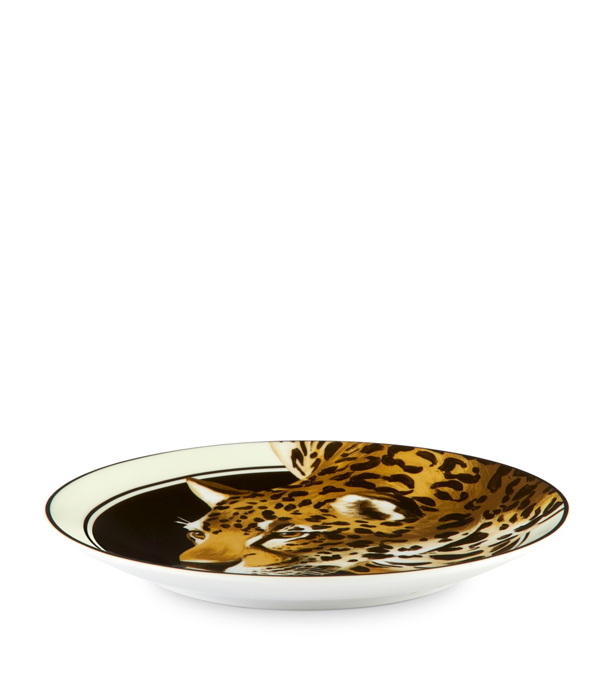 Dolce&Gabbana Casa Set of Two Leopardo Dessert Plates (19cm) Leopardo F Do Image 4
