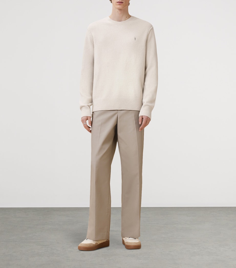 Crew-Neck Statten Sweatshirt CLOUDY WHITE Image 2