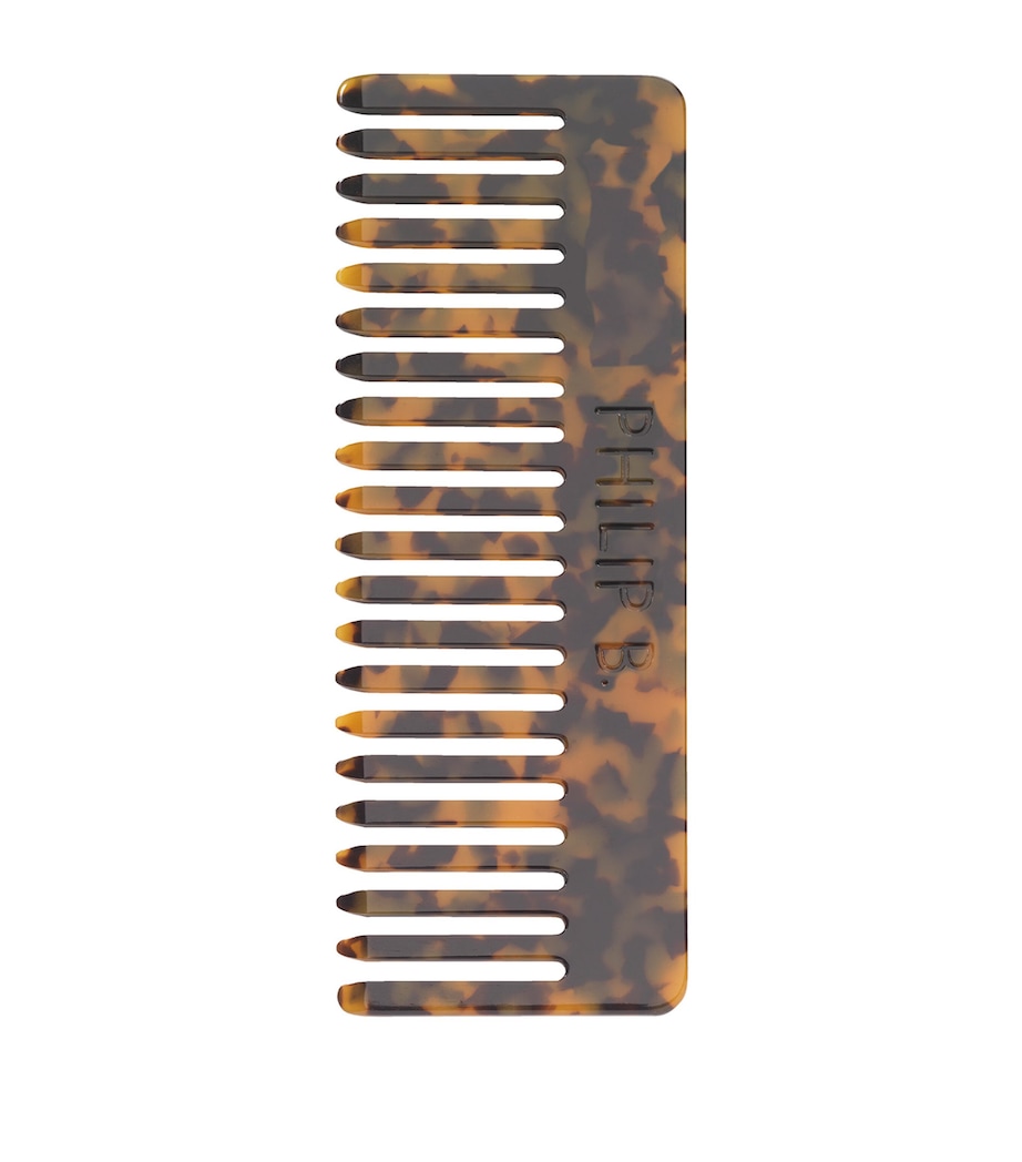Philip B Tortoiseshell Detangling Comb Image 1