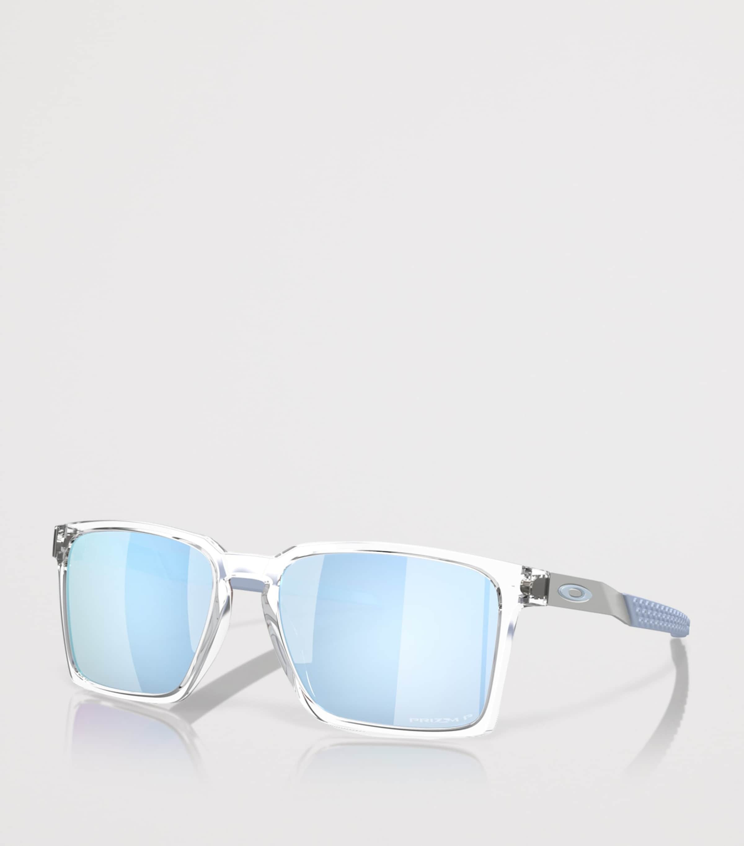 Oakley Exchange Sun Rectangle Sunglasses Clear Image 2