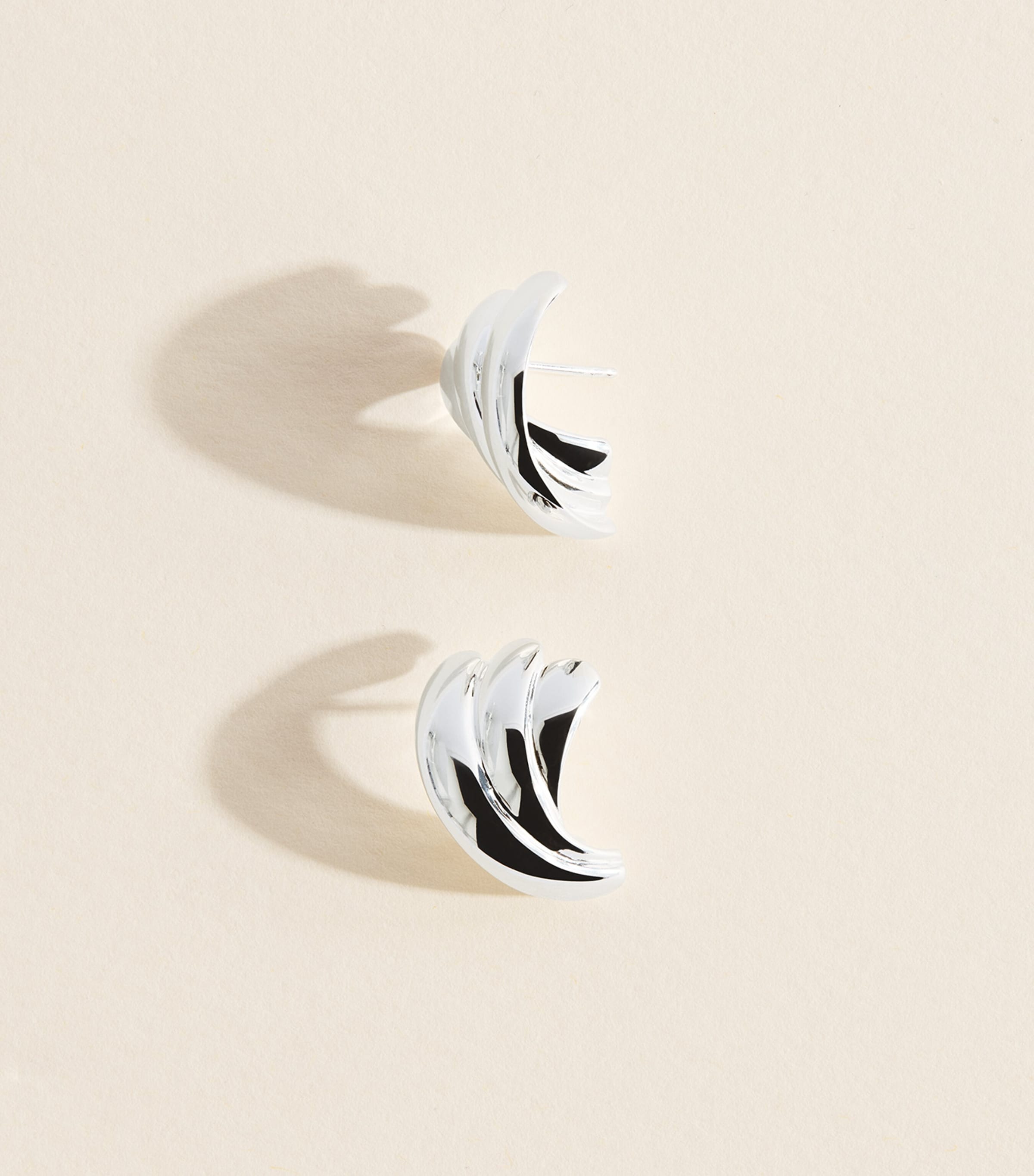 LIÉ STUDIO Sterling Silver The Magda Earrings Silver Image 4