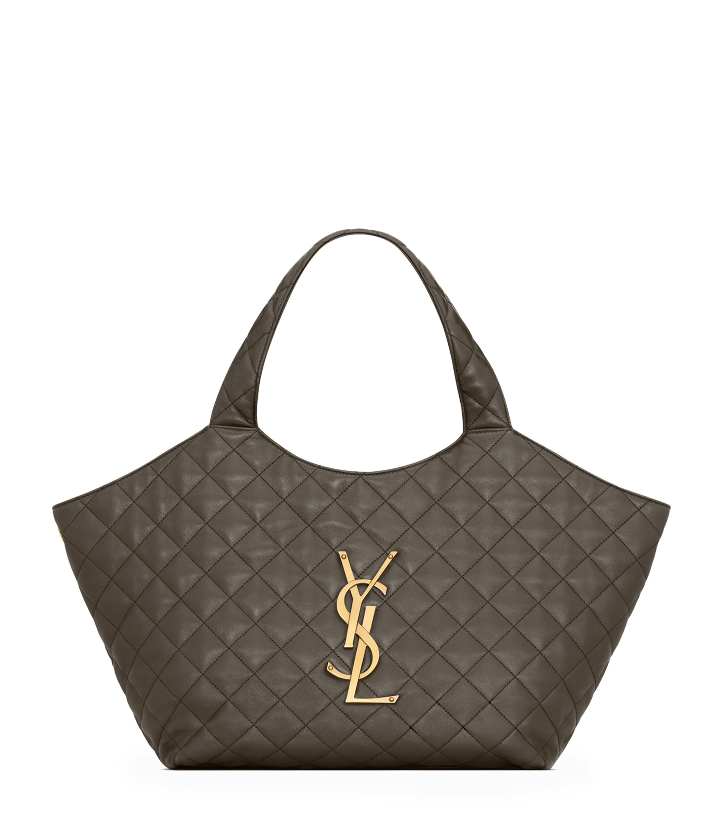 Saint Laurent Womens Medium Icare Quilted Tote Bag Image 1