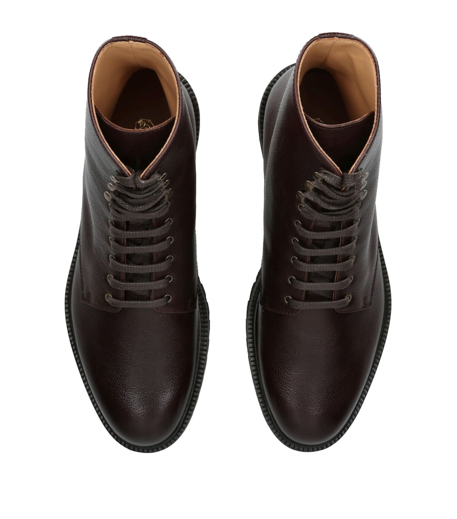 Calfskin Ankle Boots DARK BROWN Image 4