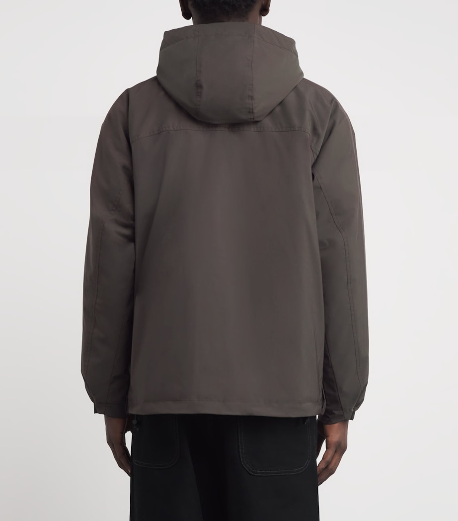 Hooded Herluf Alpinix Jacket SEAL BROWN Image 4
