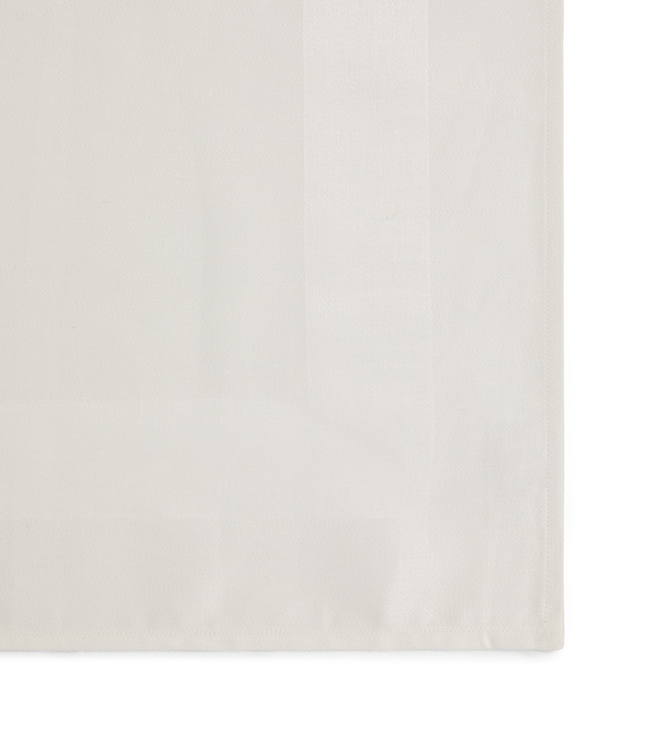 Satin-Trim Placemat WHITE Image 3