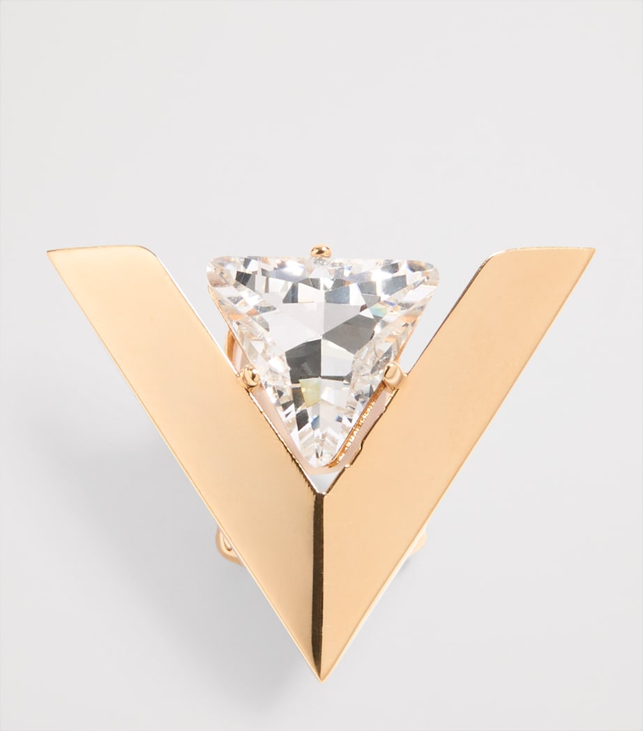 Large Je Les V Logo Earrings 9MN Image 5