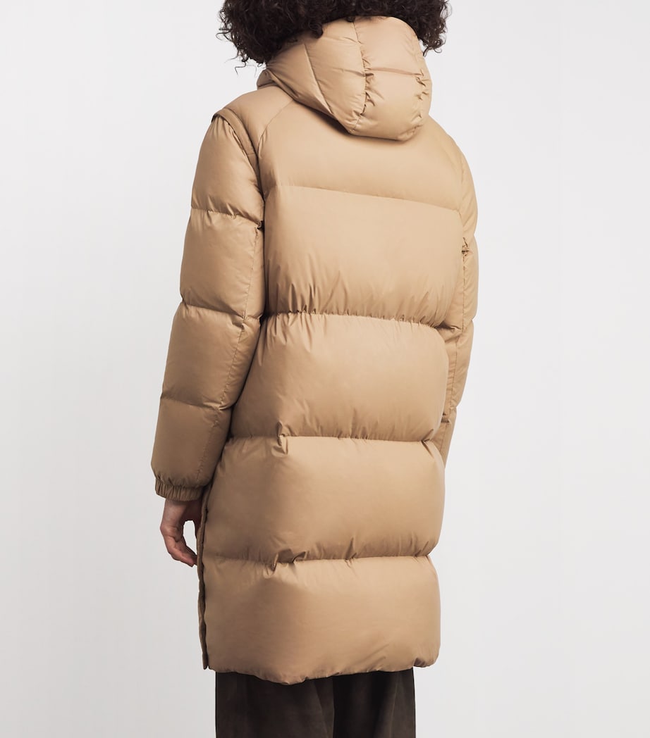 Down-Shearling Puffer Coat A2099 Image 4