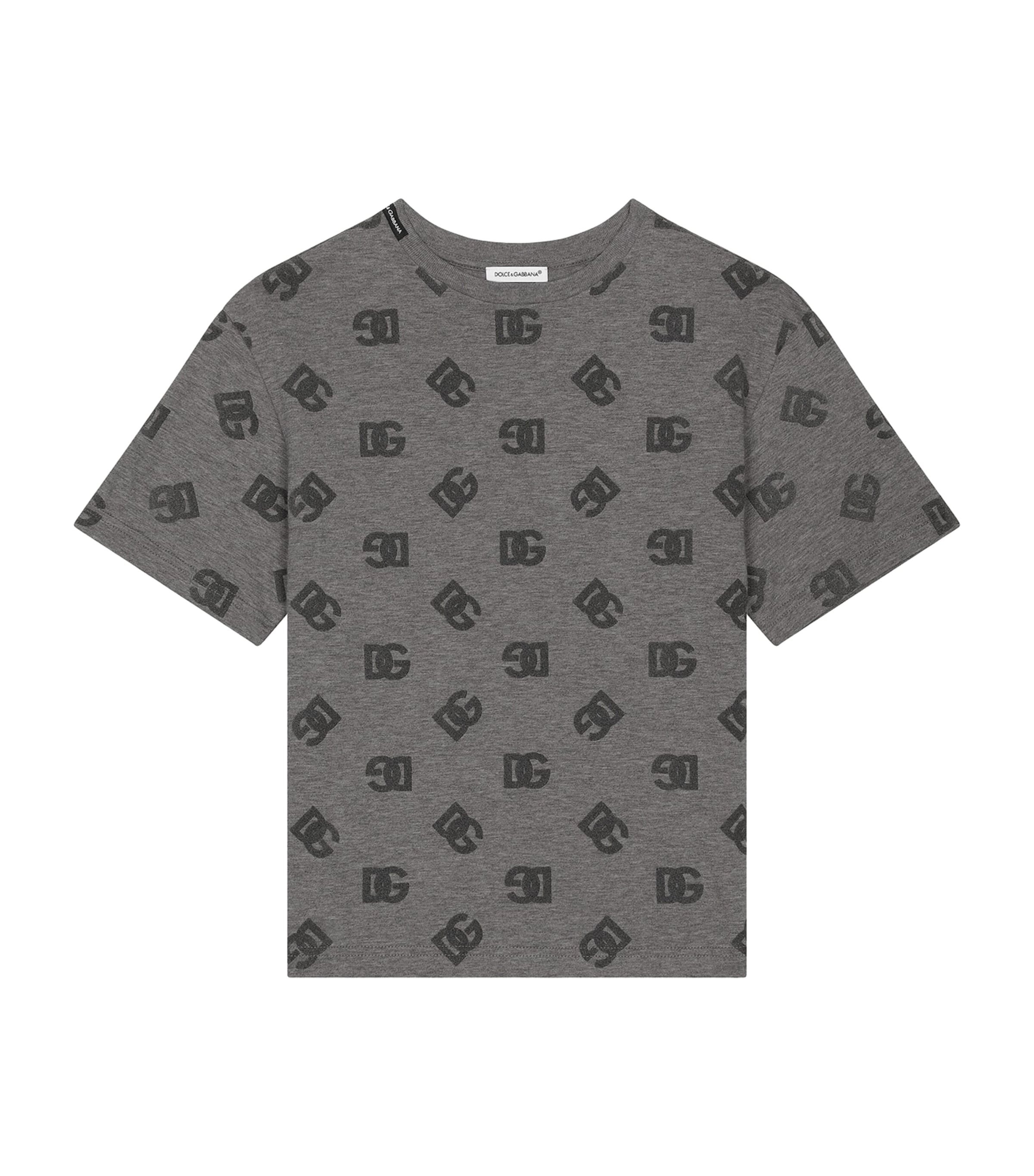 Shop Dolce & Gabbana Cotton Logo Print T-shirt