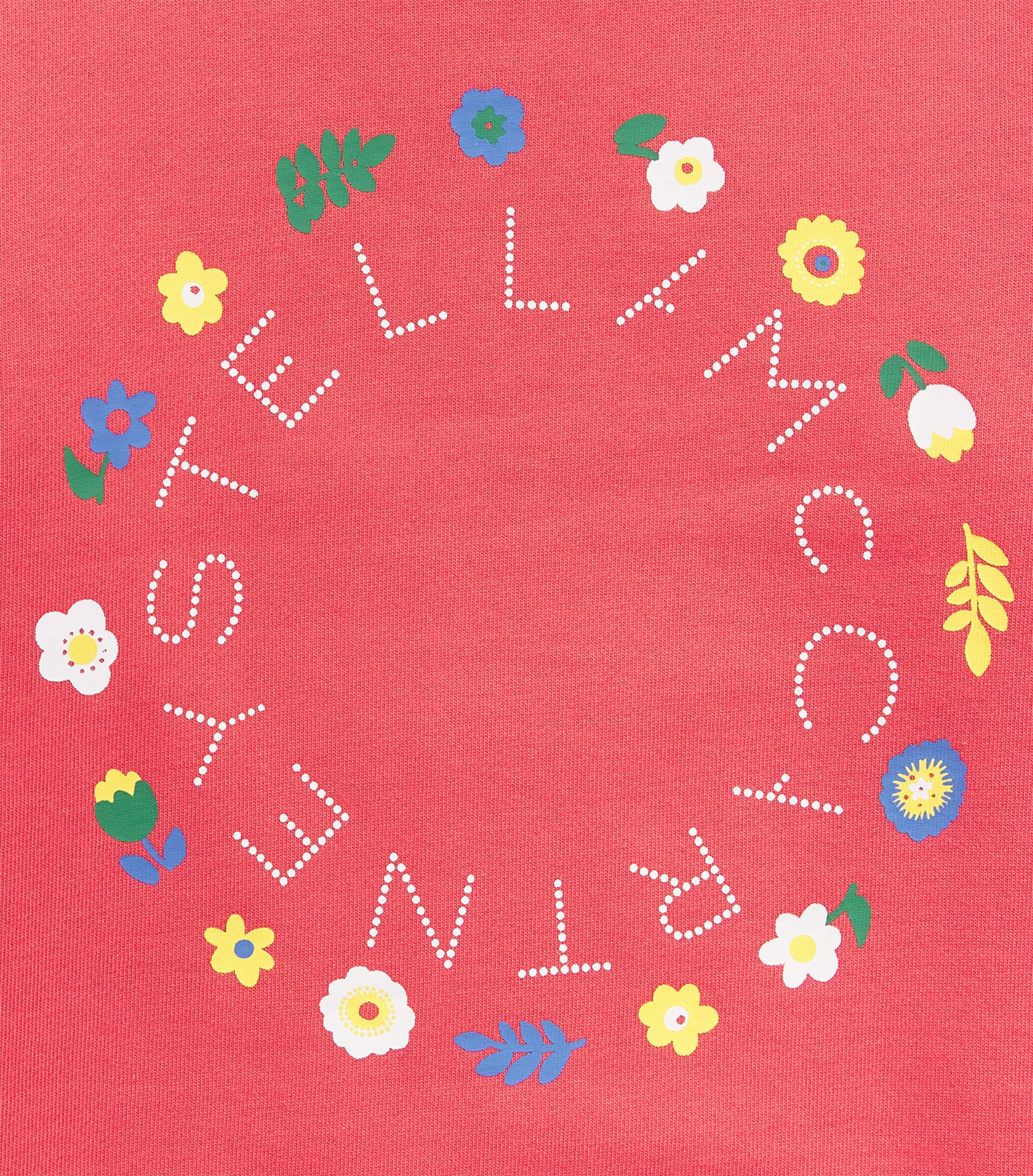 Stella McCartney Kids Cotton Logo Sweatshirt (2-14 Years) Red Image 3
