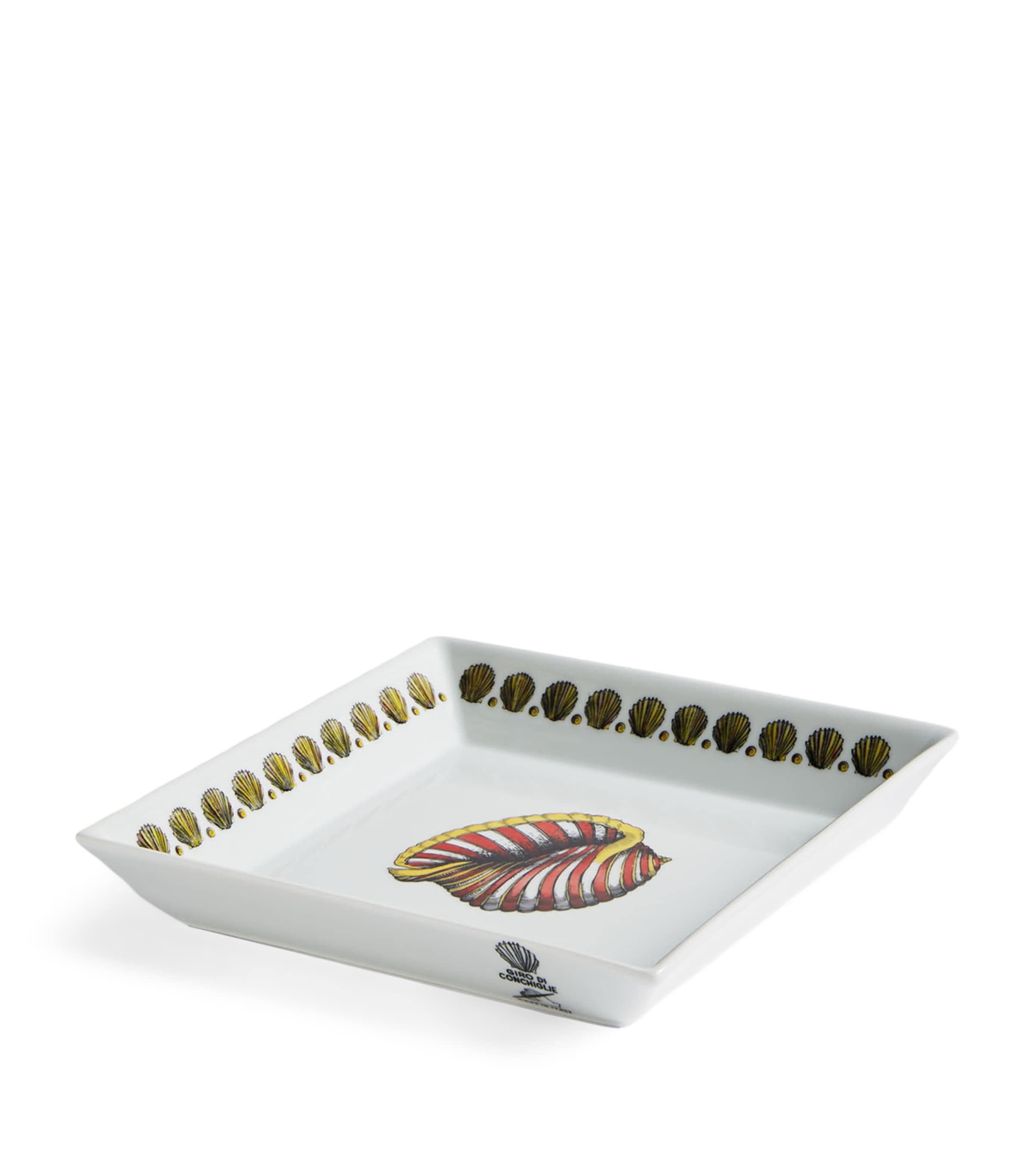 Square Giro di Conchiglie Plate (20cm x 20cm) MULTI Image 3
