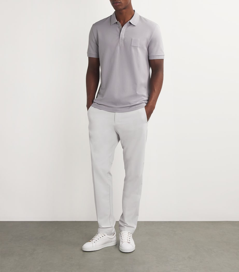 High-Stretch Commuter Trousers PASTEL GREY Image 2