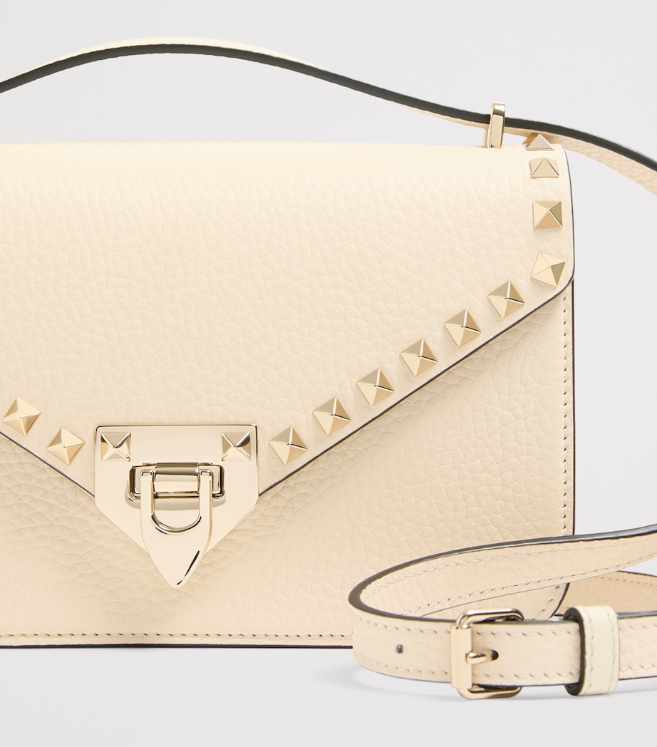 Valentino Garavani Small Leather Rockstud Shoulder Bag Image 8