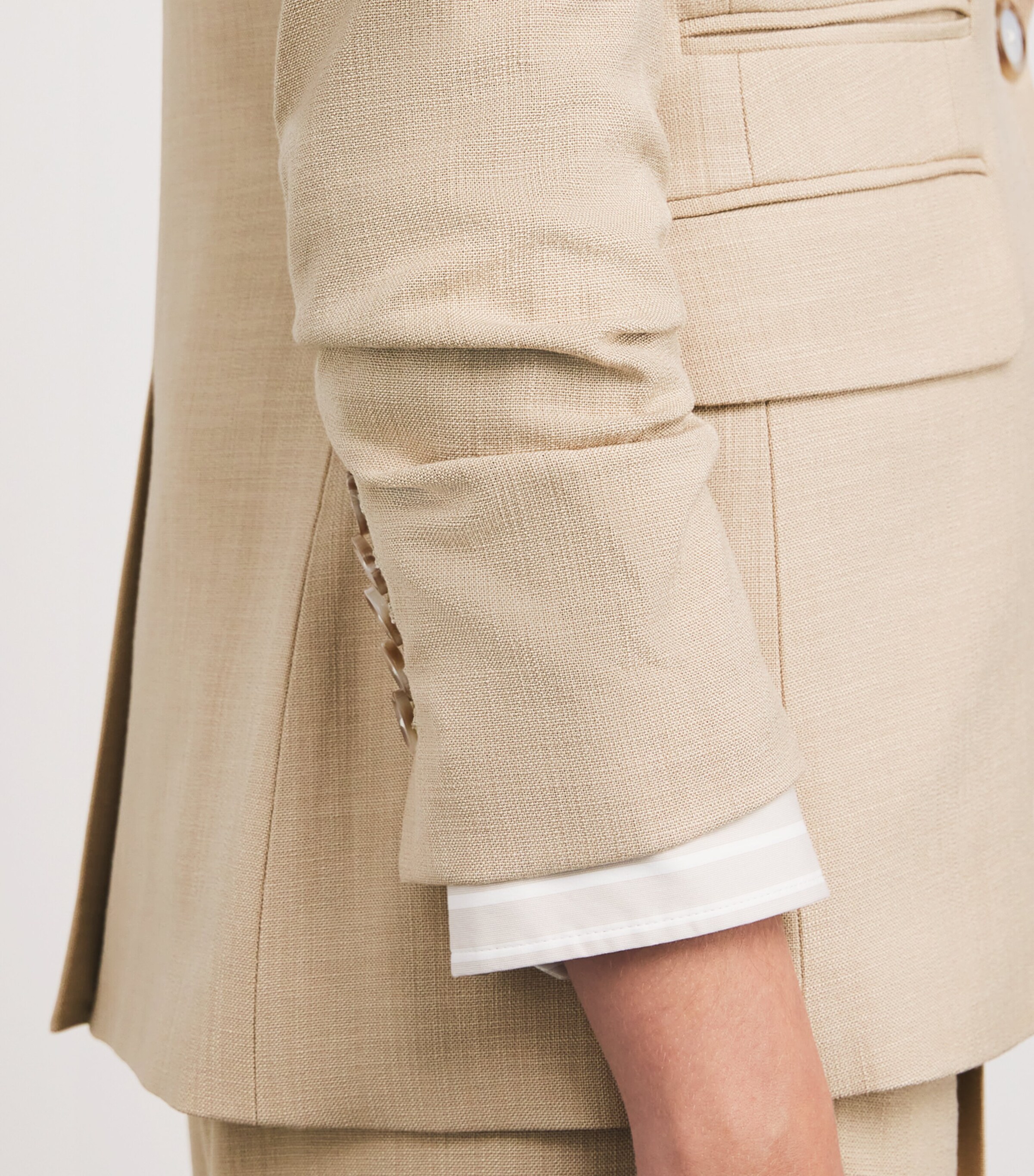 Battista Dickey Jacket N0025 STONE KHAKI Image 6