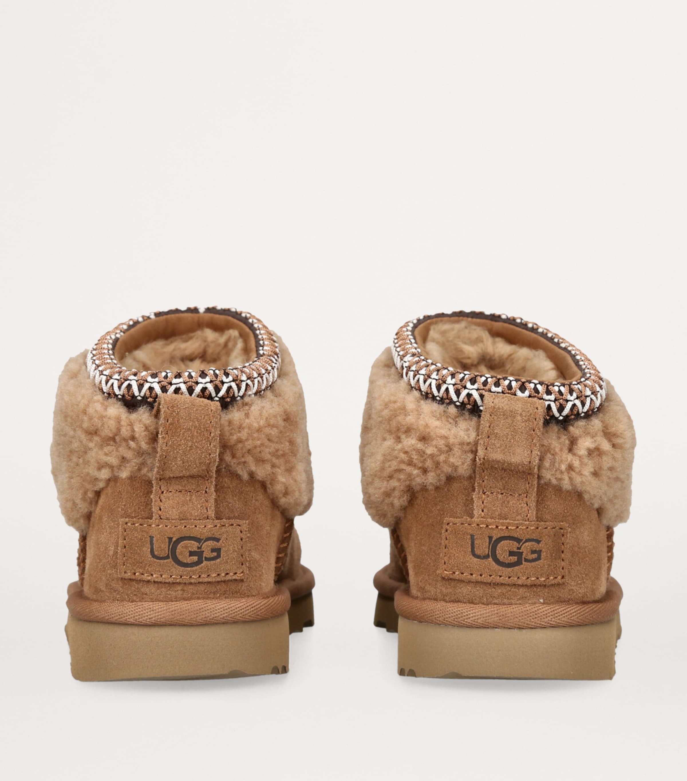 Suede Ultra Mini Maxi Curly Boots BROWN Image 2