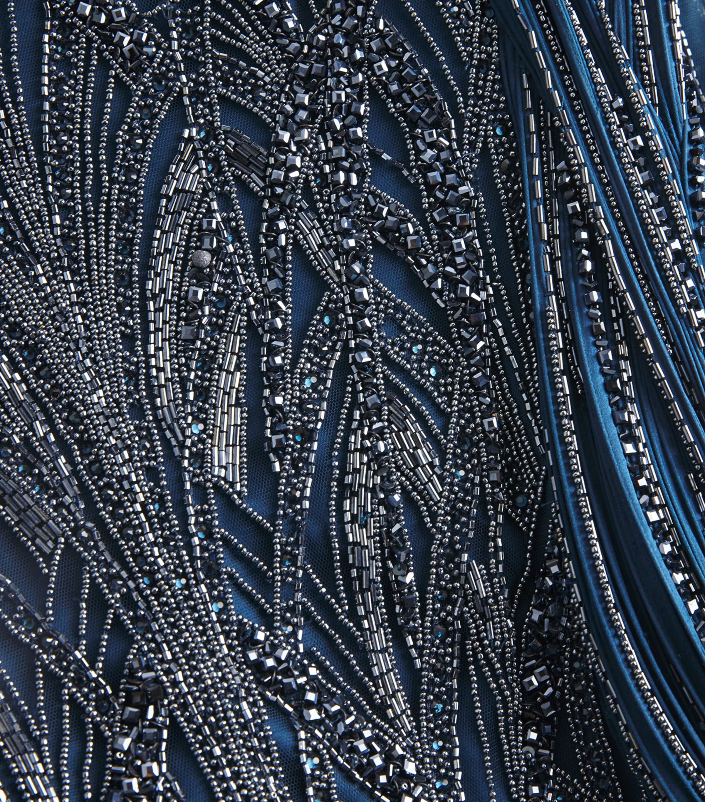 Embellished Orbit Sculpt Gown NIGHT BLUE Image 5