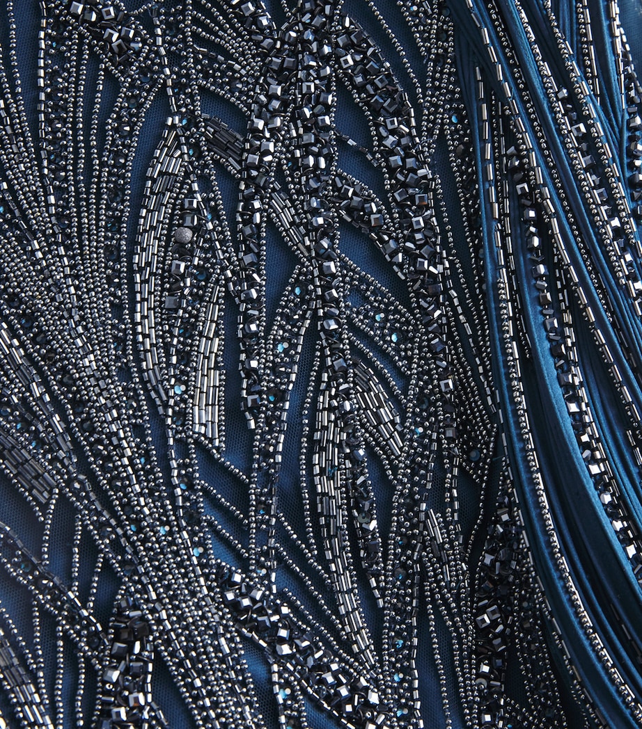 Embellished Orbit Sculpt Gown NIGHT BLUE Image 5