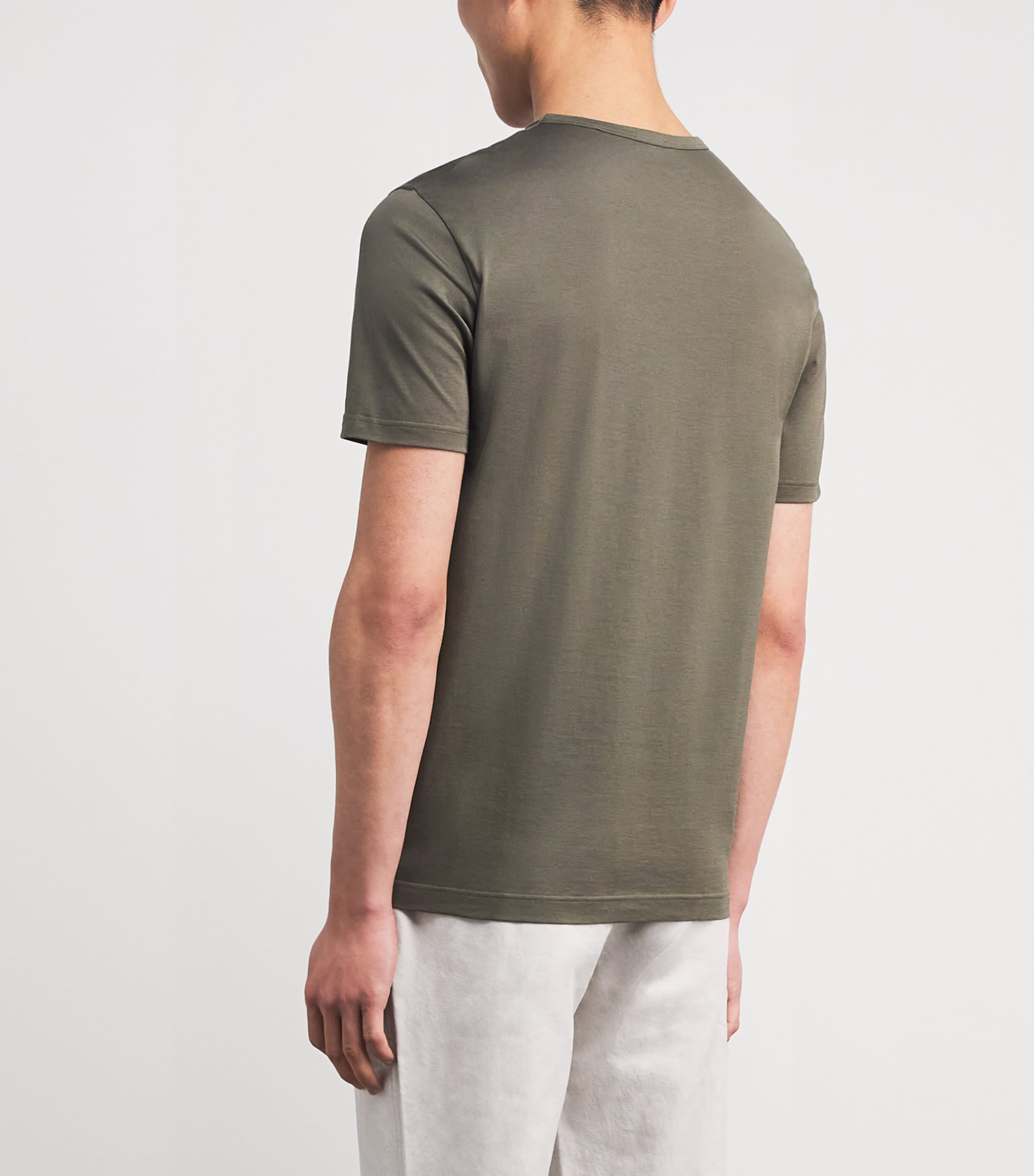 Supima Cotton Classic T-Shirt GNGY KHAKI24 Image 4