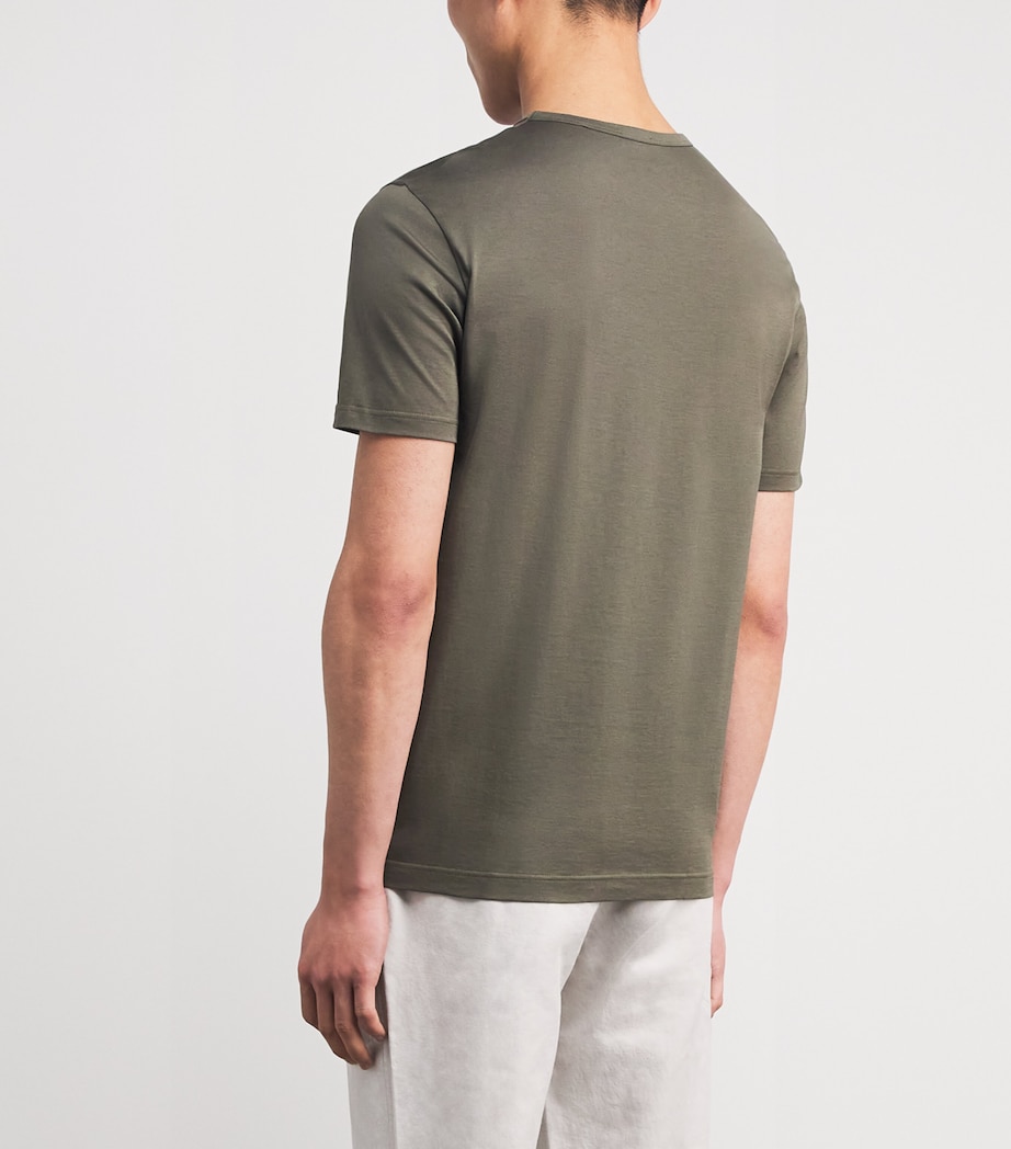 Supima Cotton Classic T-Shirt GNGY KHAKI24 Image 4