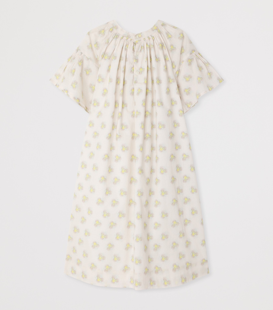 Bonpoint Cotton Floral Dress (10-14 Years) Imp Anis Image 2