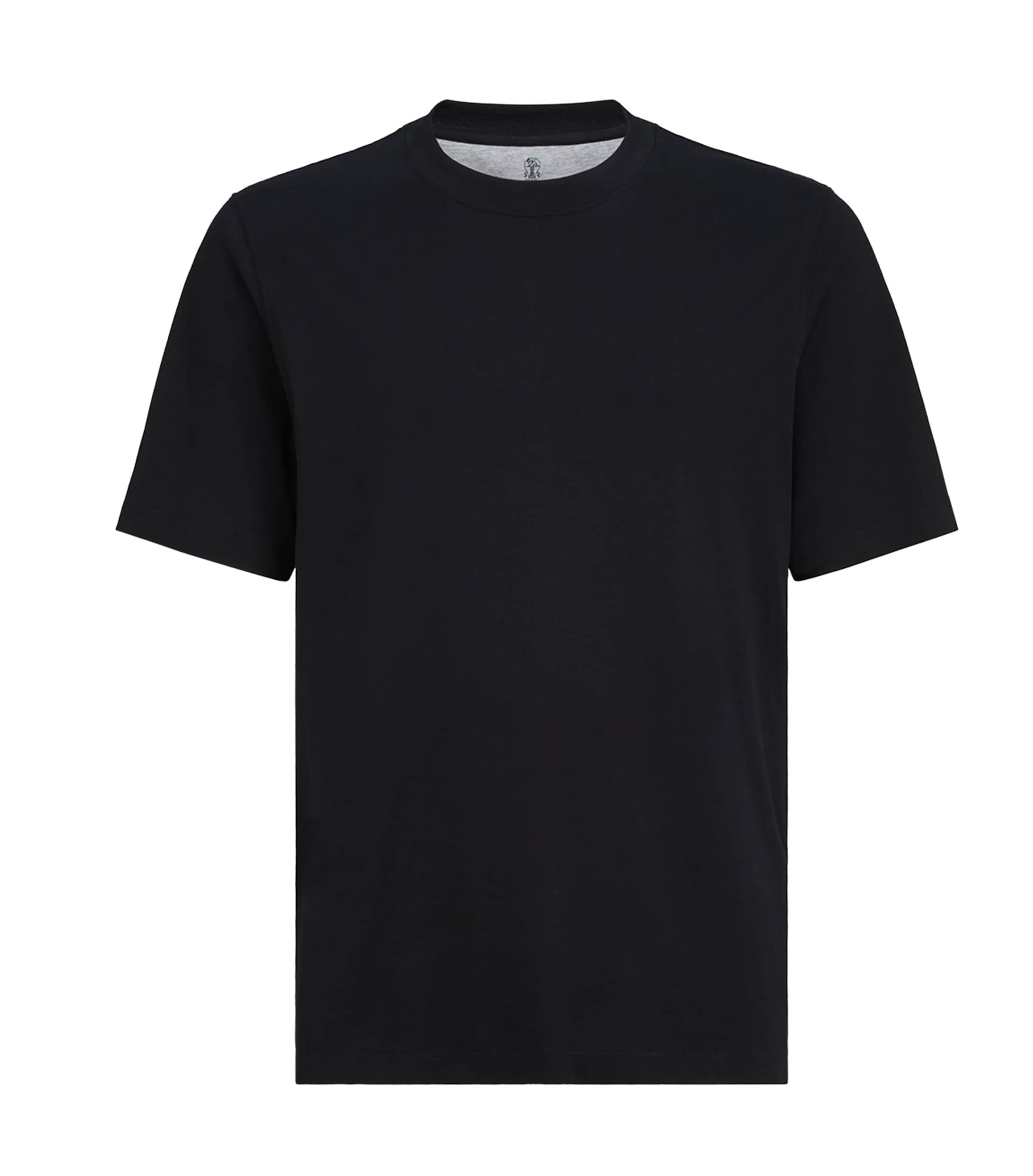 Brunello Cucinelli Mens Cotton Crew-Neck T-Shirt Image 1