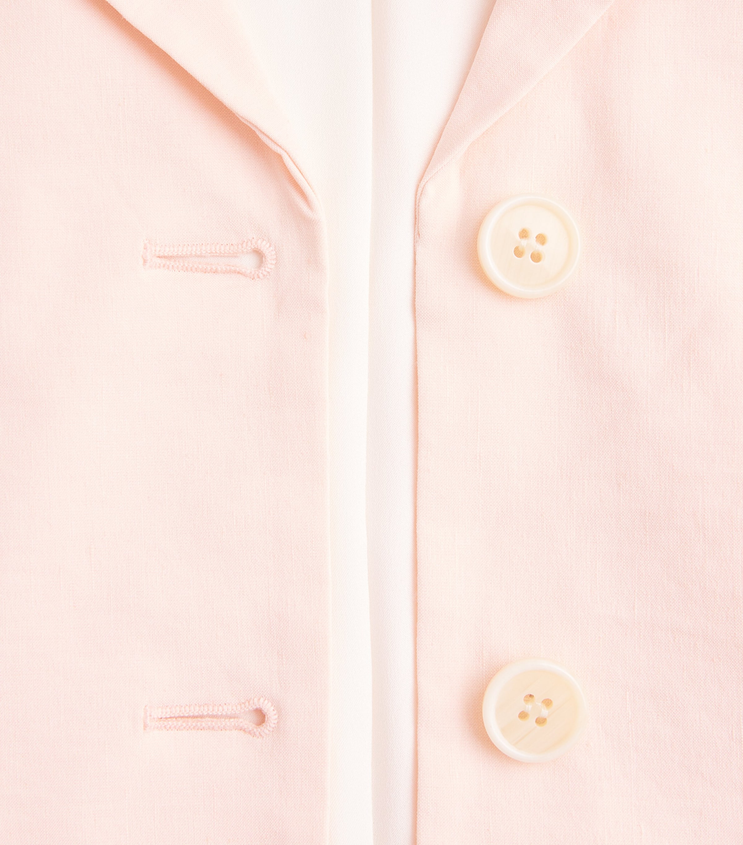 Theory Womens Linen-Blend Single-Breasted Blazer Xke Warm Pink Image 6