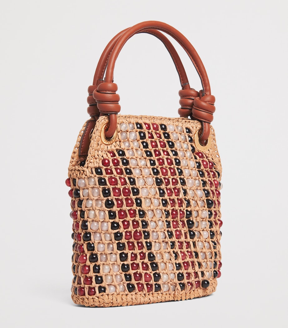 Veronica Beard Small Beaded Slouch Bag Multi Image 3