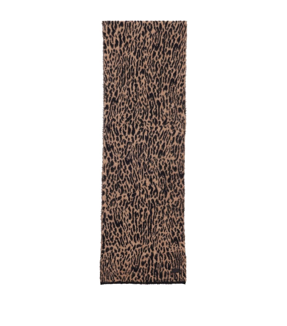 Mohair-Wool Leopard Scarf 9760 Image 1