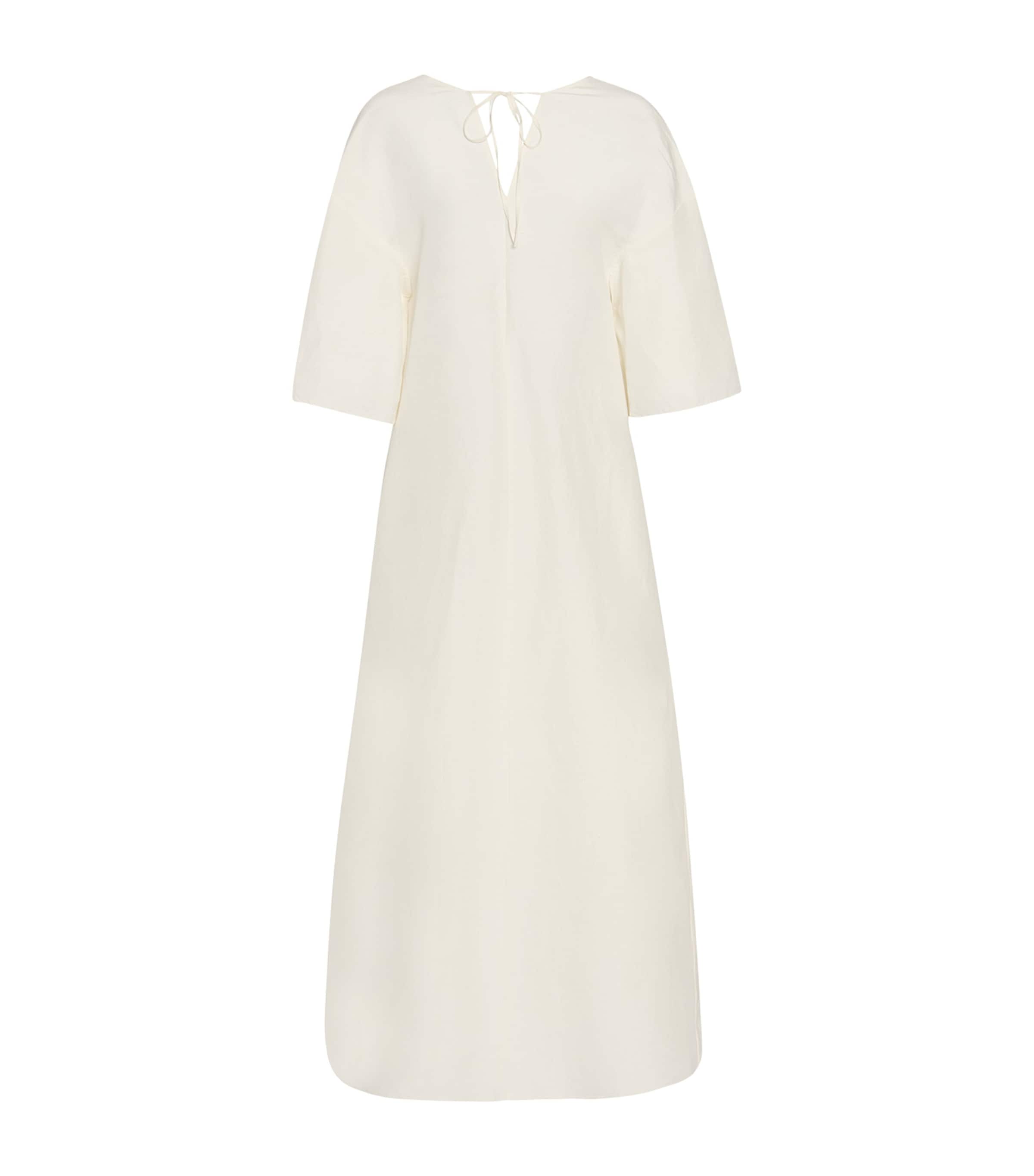 The Row Mia Silk Midi Dress