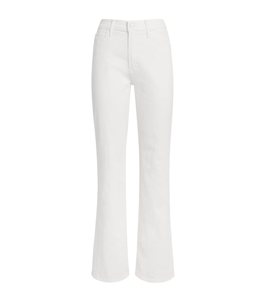 MOTHER Womens The Kick It Straight Jeans Totally Innocent Image 1