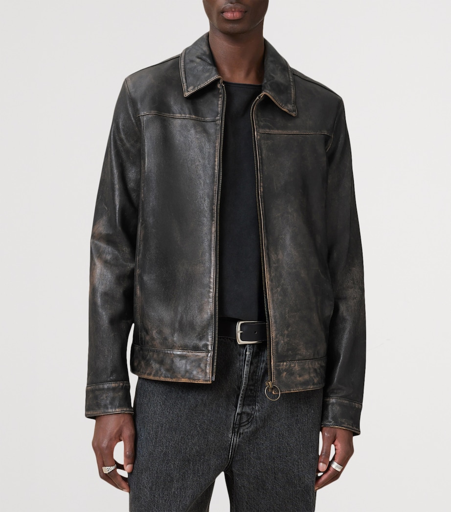 Alkan Leather Jacket VINTAGE BLACK Image 6