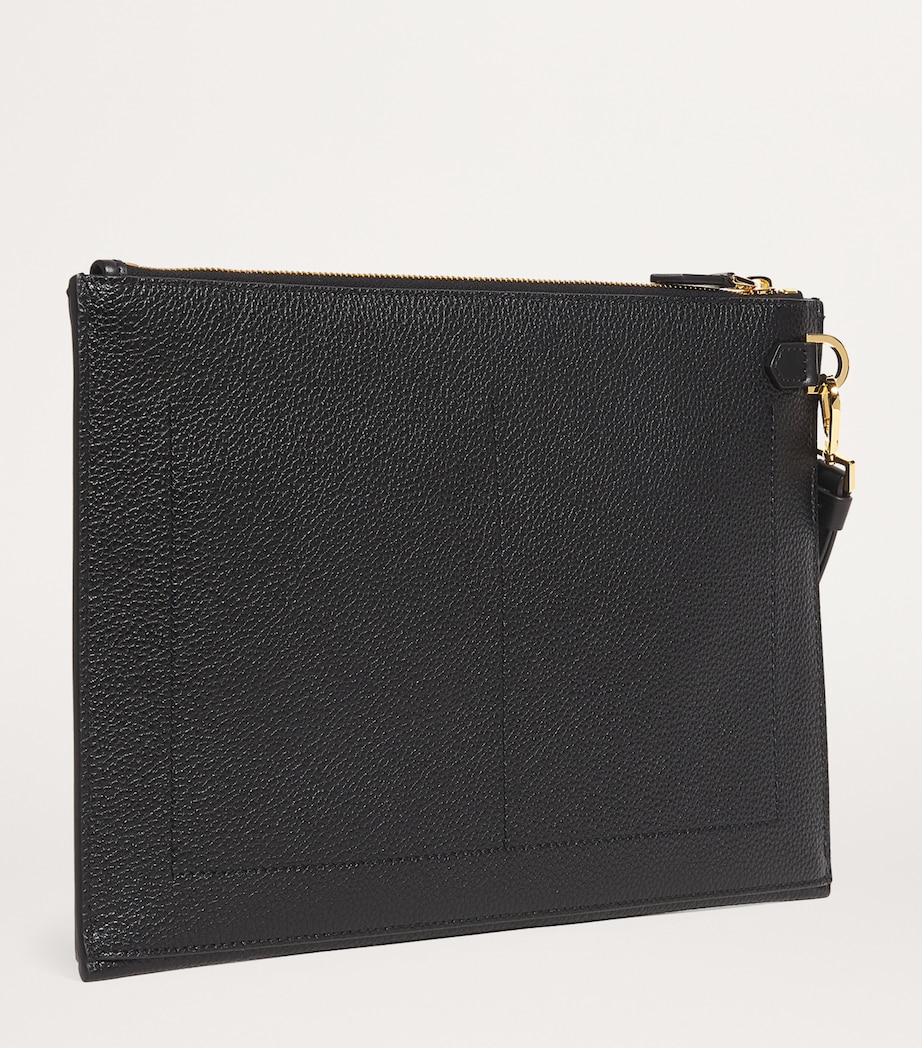 Leather Flat Pouch 1N001 Image 3