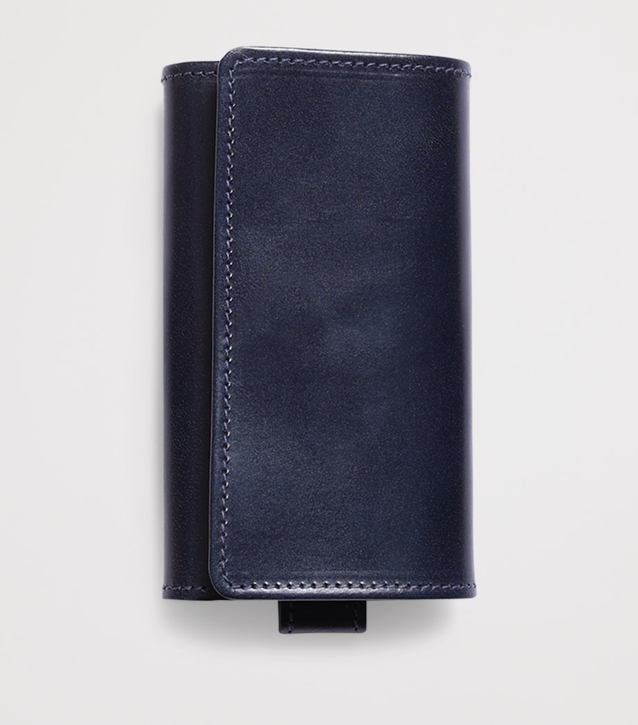 Leather Key Case NAVY/NAVY Image 2