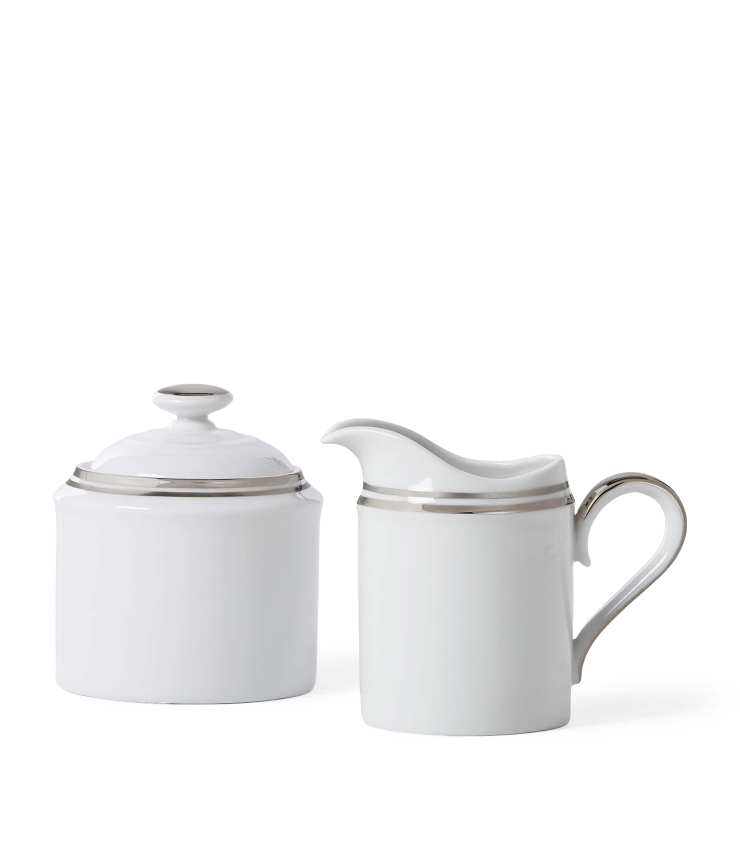 Ralph Lauren Wilshire Creamer Jug And Sugar Pot Set