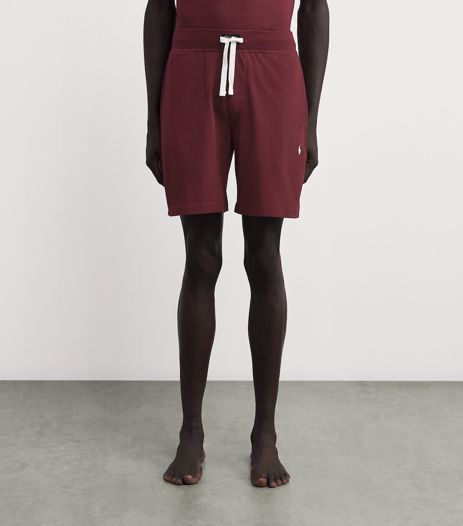 Jersey Lounge Shorts HARVARD WINE Image 3