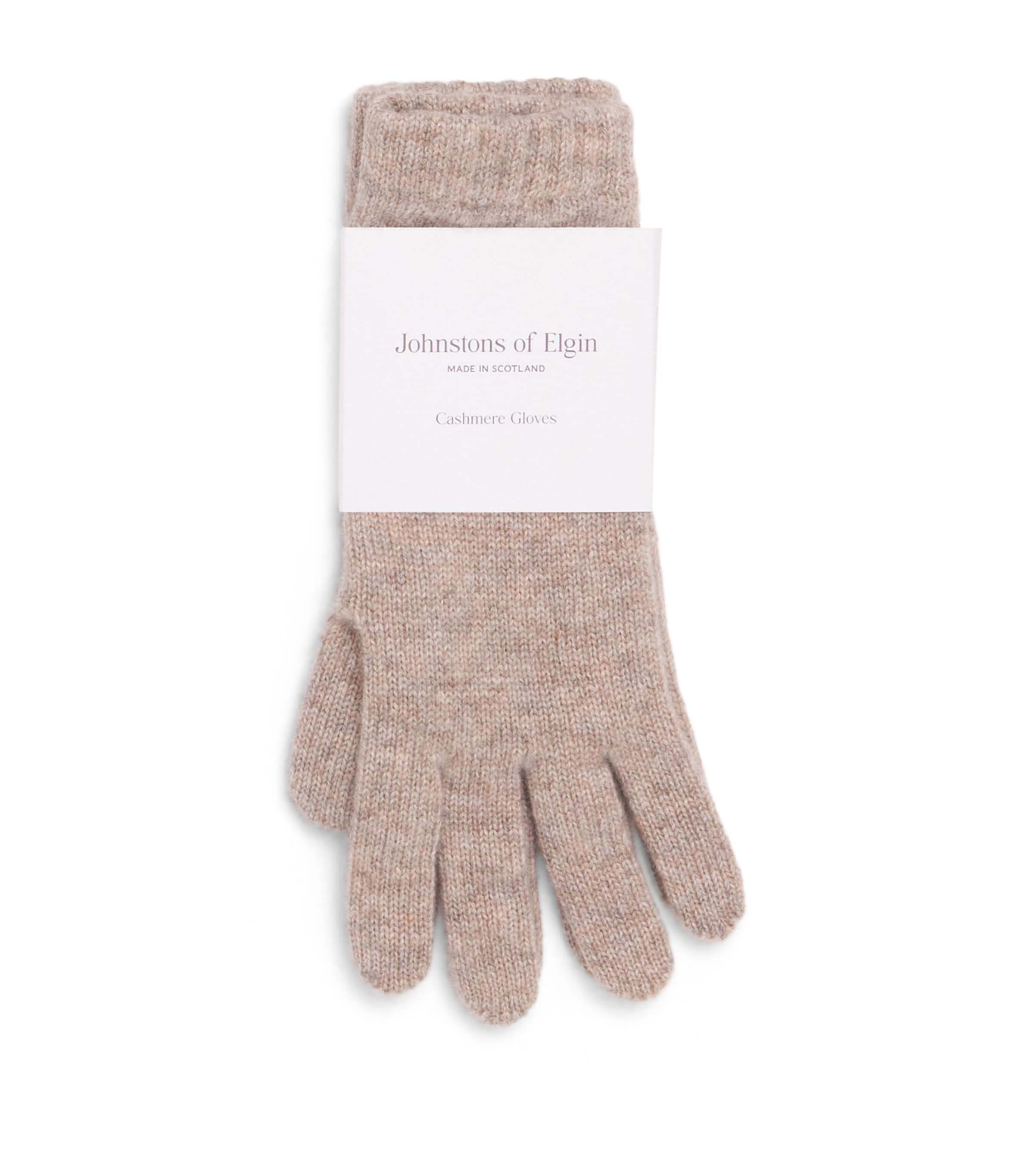 Shop Johnstons Of Elgin Cashmere Gloves In Brown