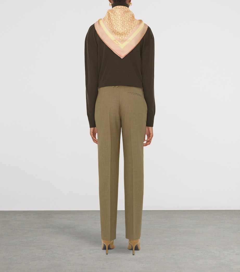 Silk B-Charm Scarf TEACUP Image 4