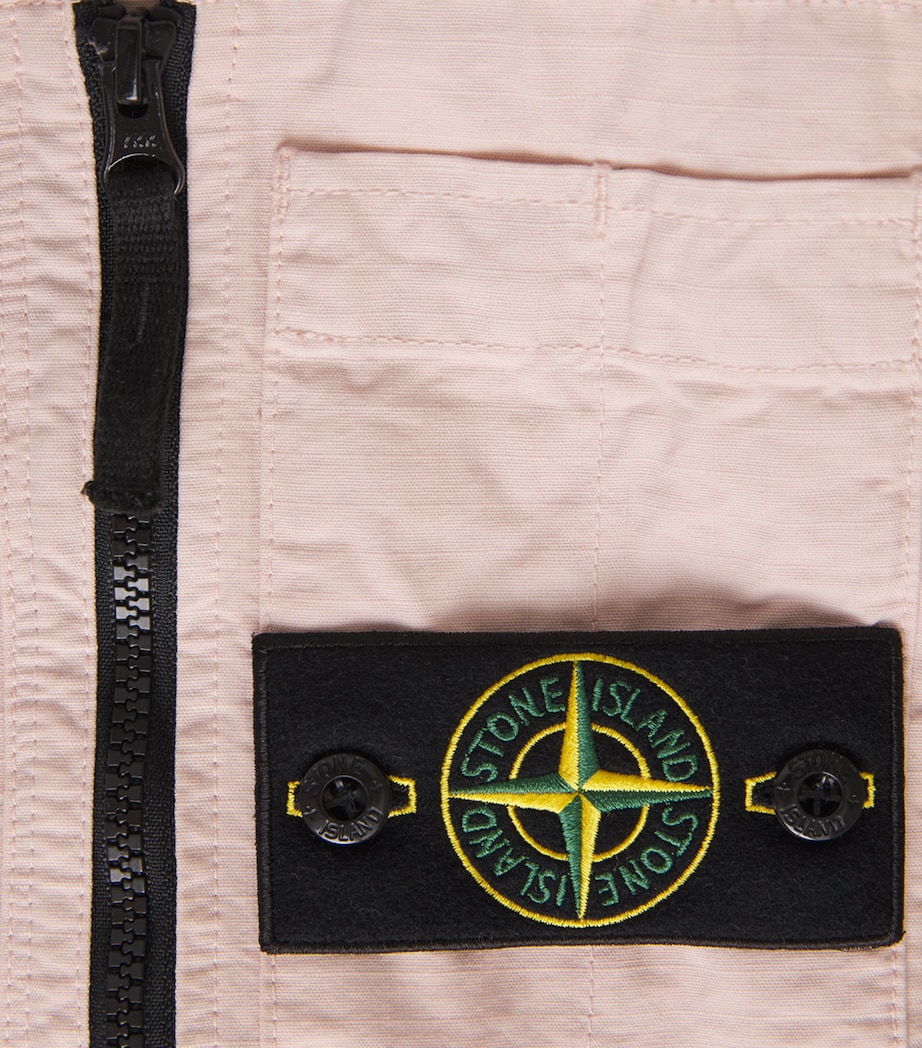 Stone Island Mens Organic Cotton Ripstop Cargo Trousers Image 6