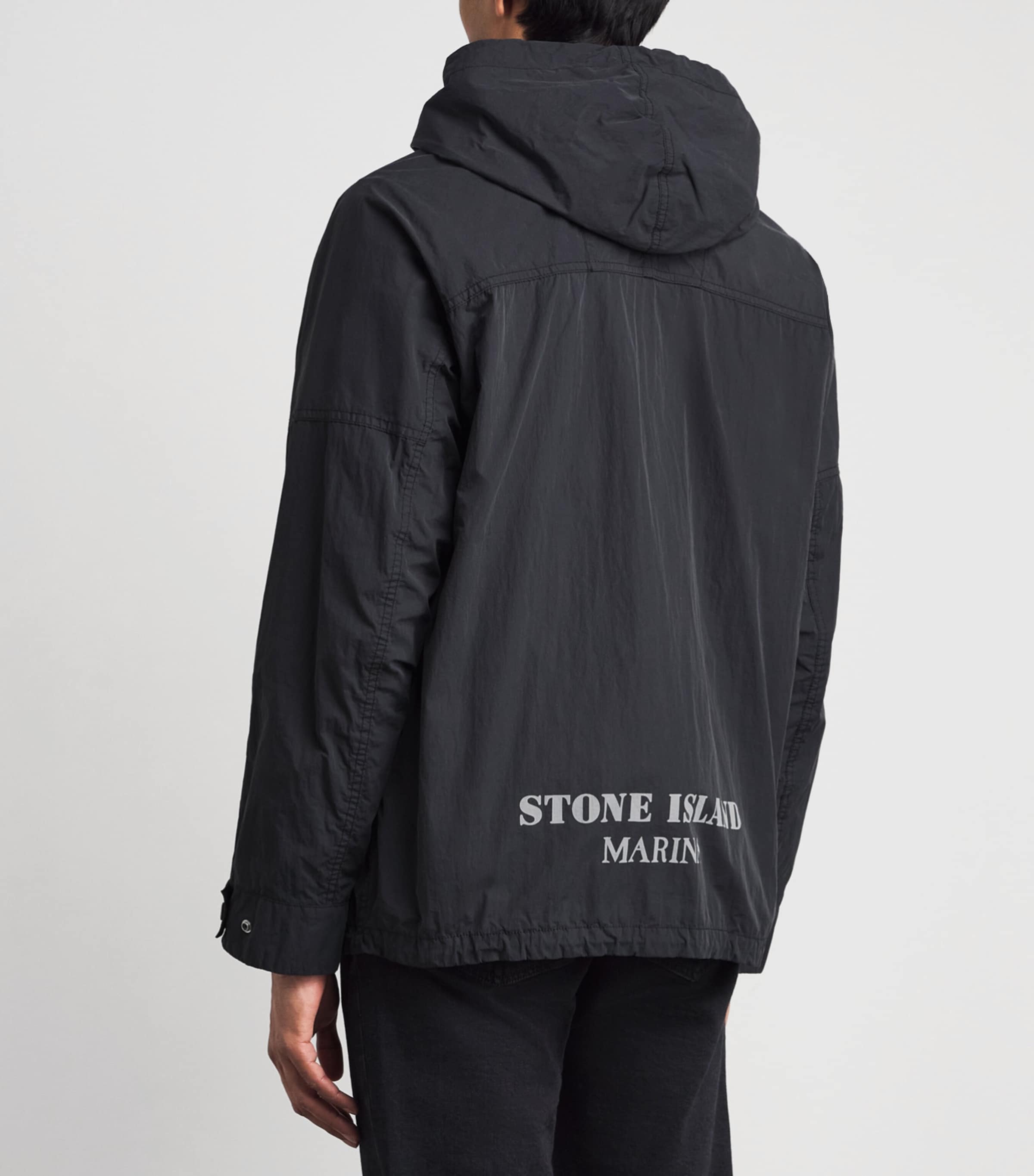Stone Island Mens Garment-Dyed Nylon TC Parka Image 5