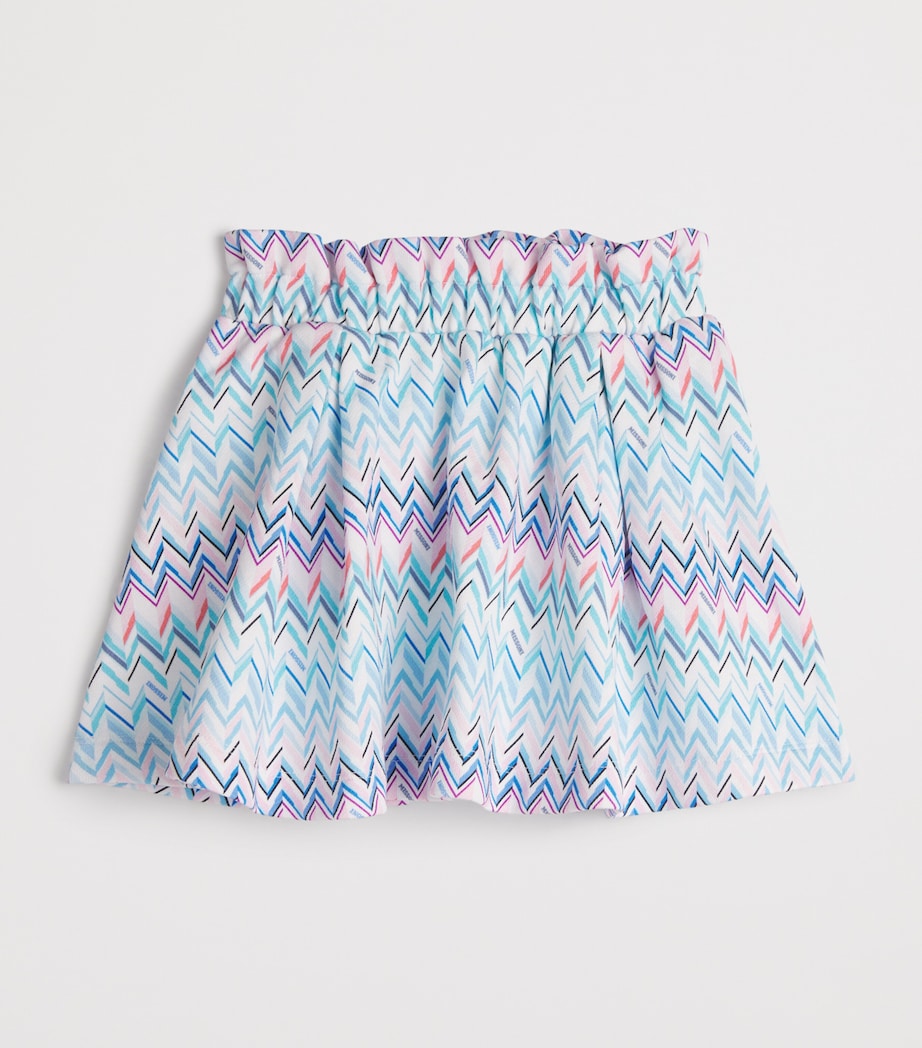 Missoni Kids Zigzag Print Skirt (4-14 Years) Blue/pink Image 2