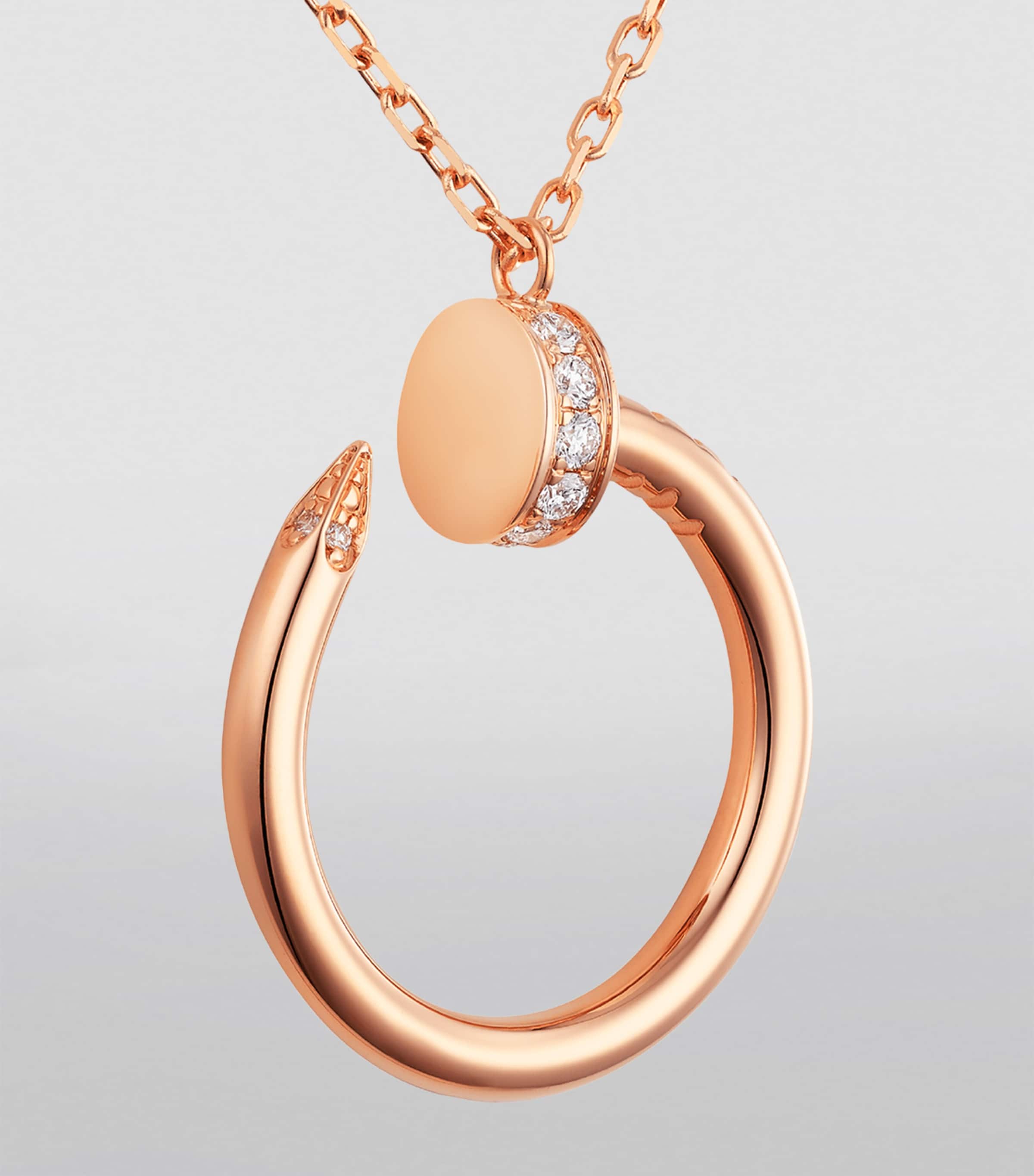 Rose Gold and Diamond Juste un Clou Necklace ROSE GOLD Image 5