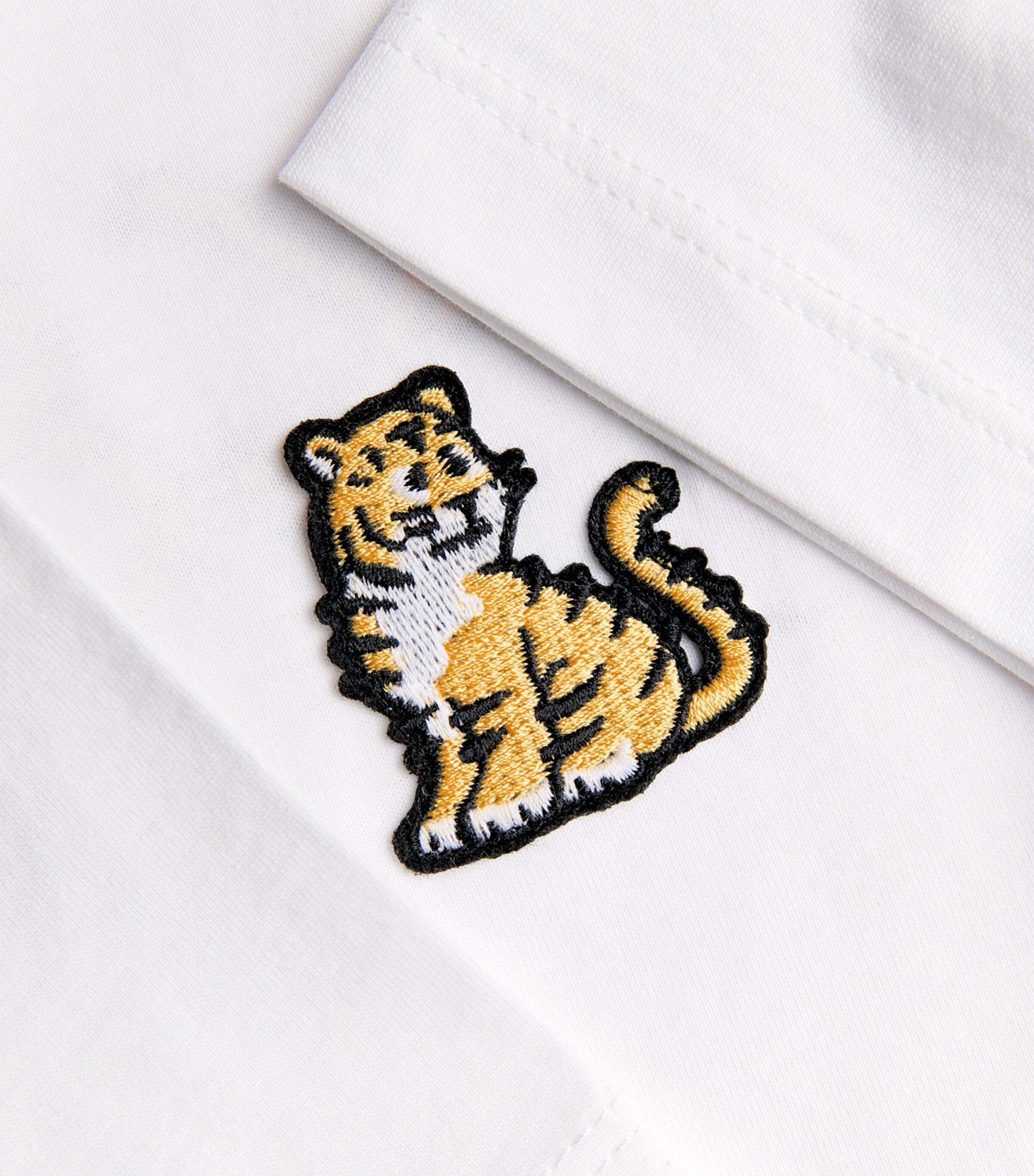 Cotton Embroidered T-Shirt (2-14 Years) 10PWHITE Image 3