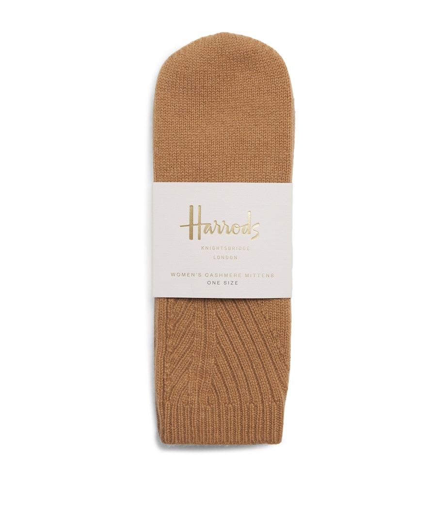 Harrods Womens Cashmere Mittens Badain Image 1