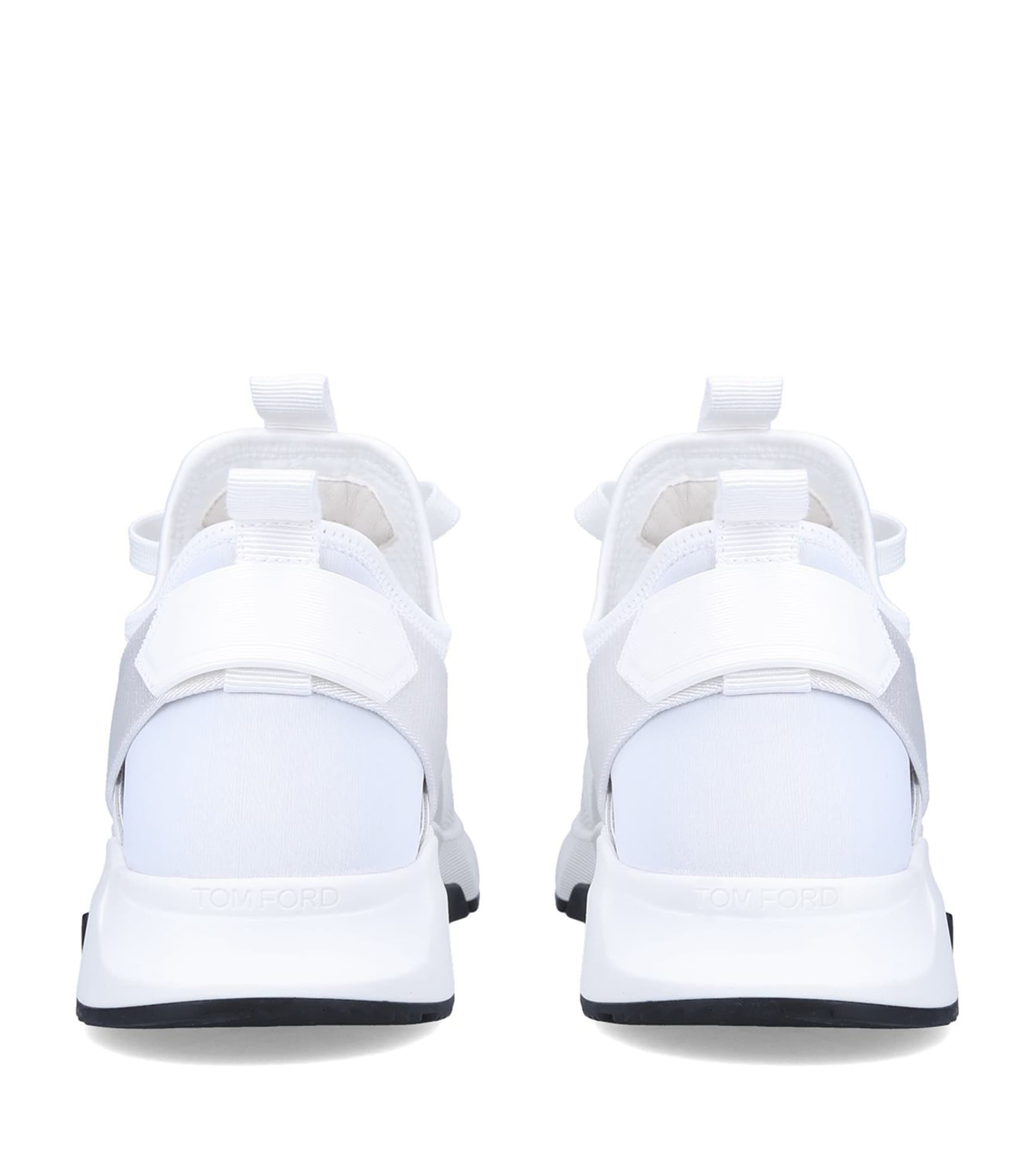 TOM FORD Leather Jago Sneakers White Image 2